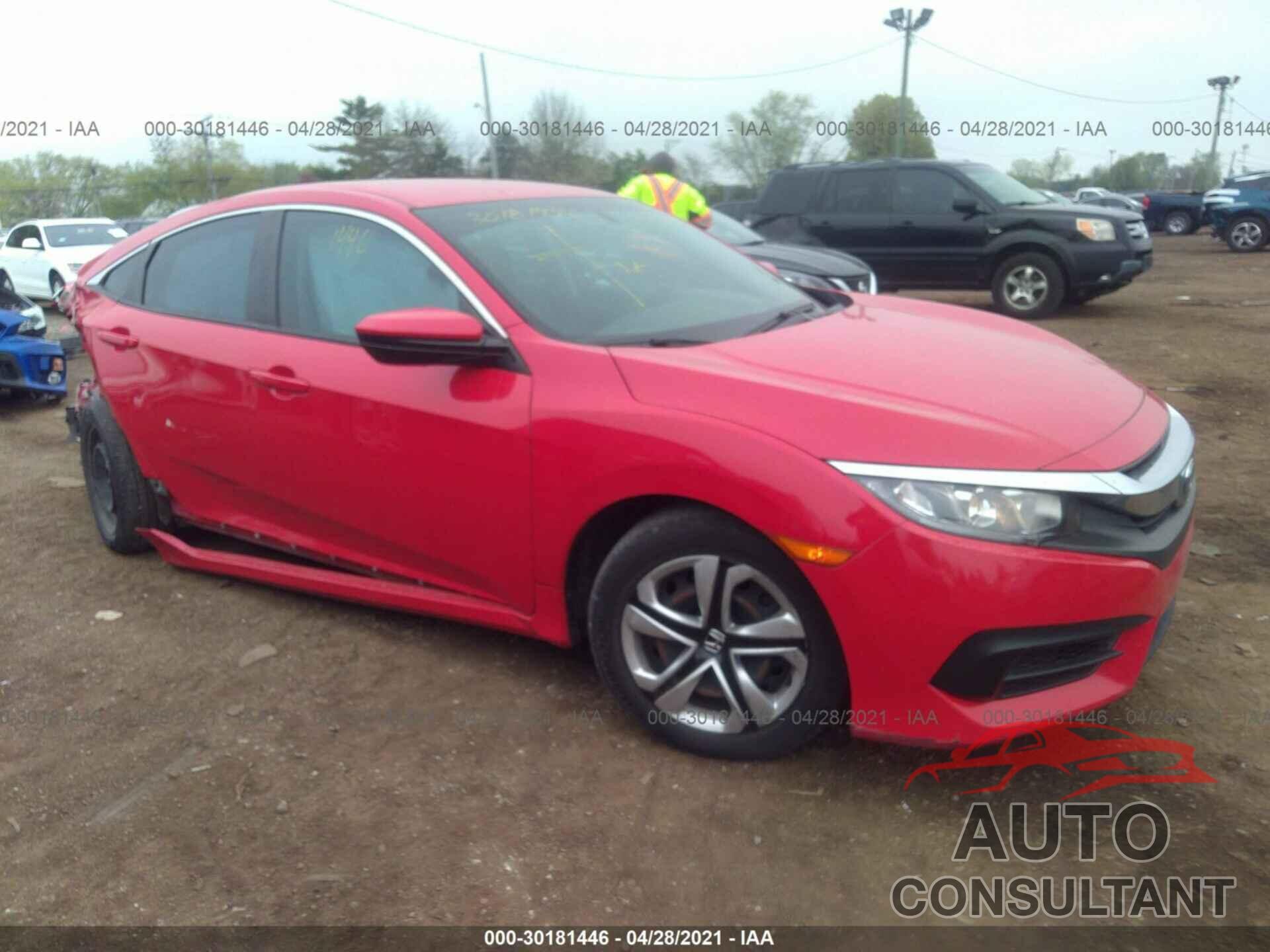 HONDA CIVIC SEDAN 2016 - 2HGFC2F50GH540472