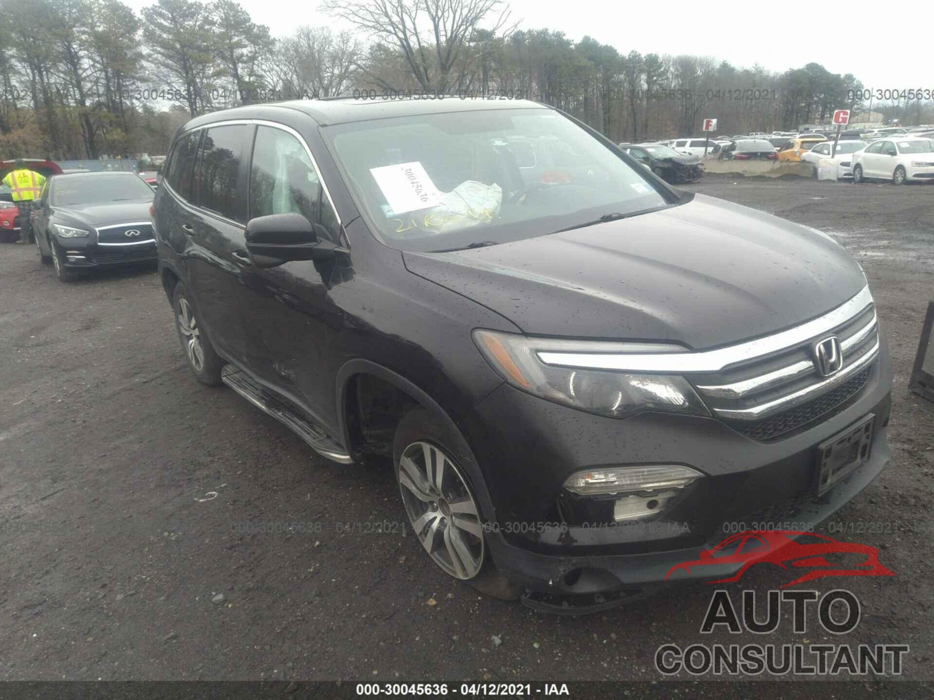 HONDA PILOT 2016 - 5FNYF6H50GB046671