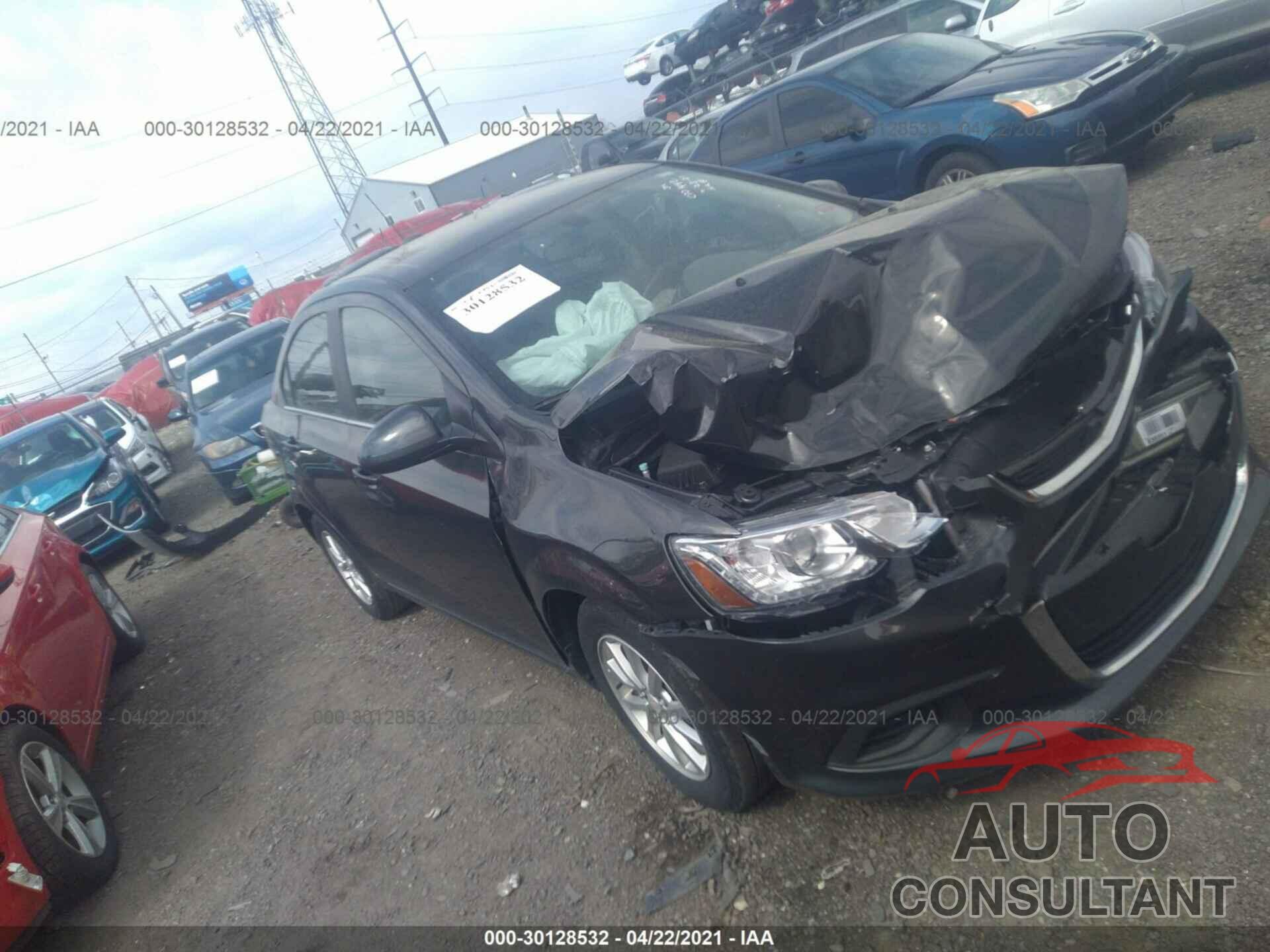 CHEVROLET SONIC 2020 - 1G1JD5SB2L4107058