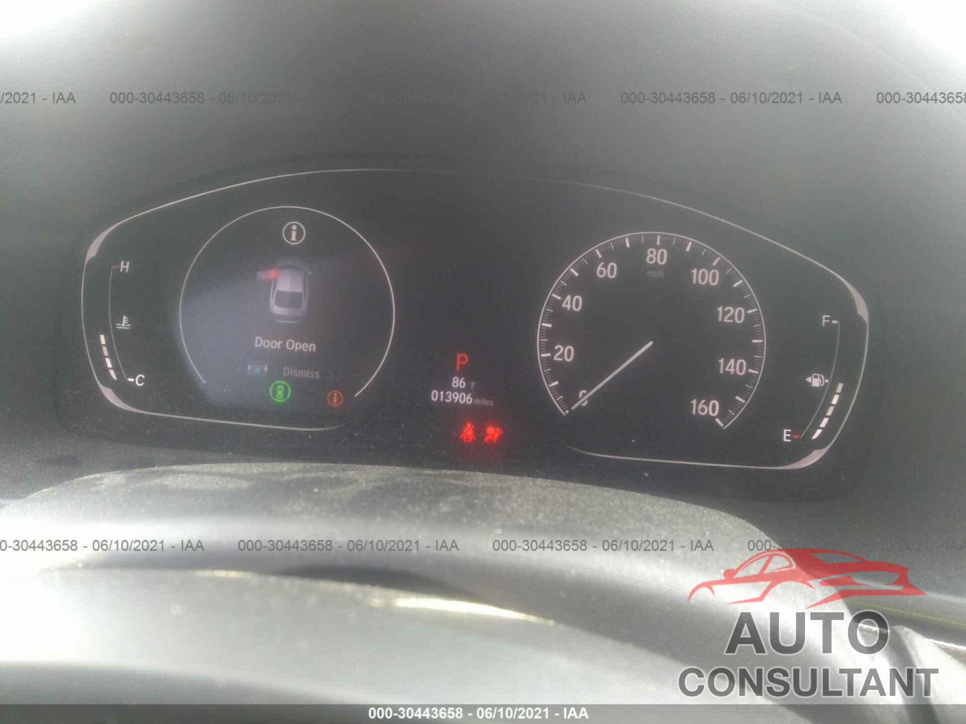 HONDA ACCORD SEDAN 2019 - 1HGCV1F33KA167375