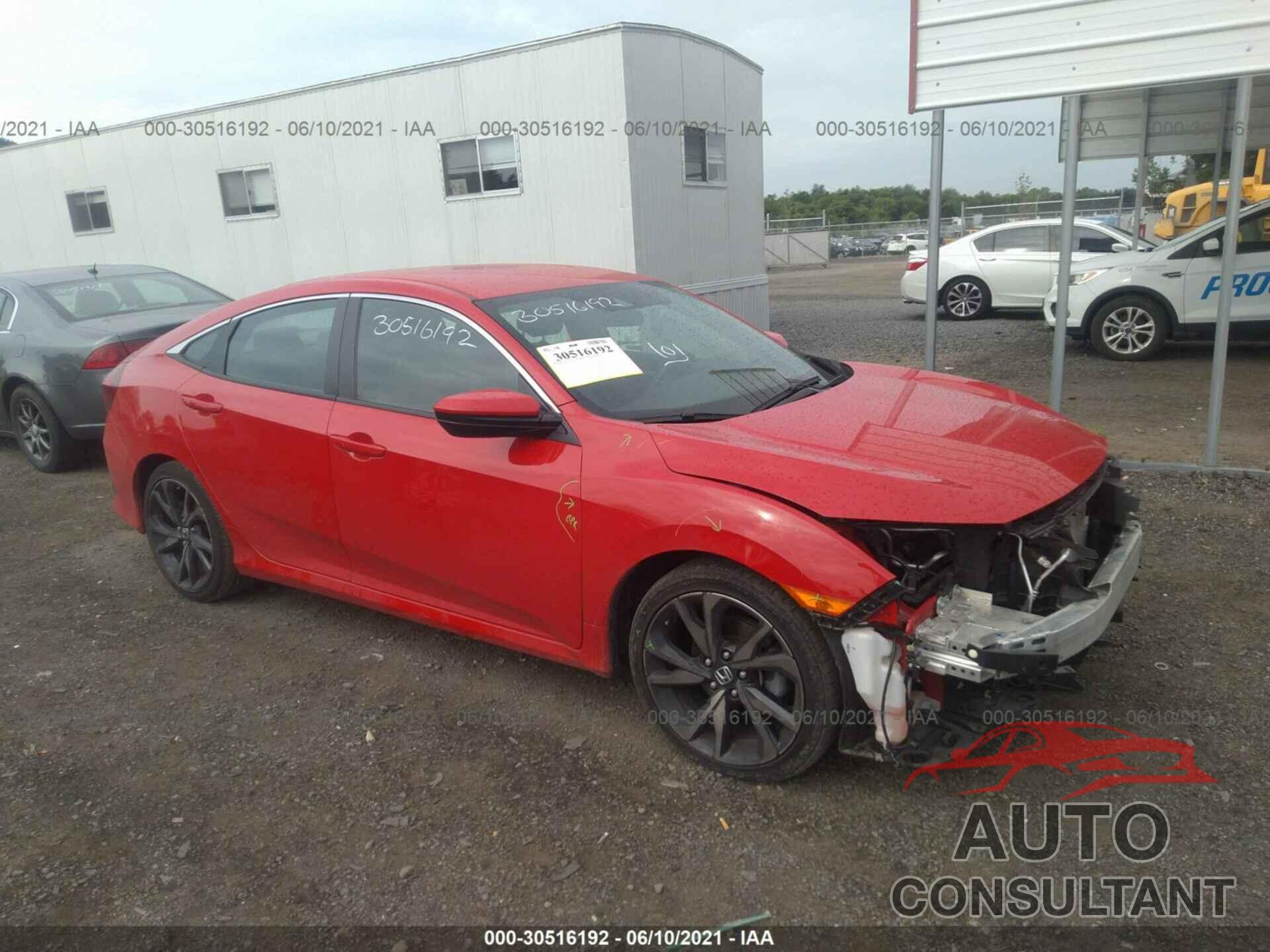 HONDA CIVIC SEDAN 2019 - 2HGFC2F80KH537185