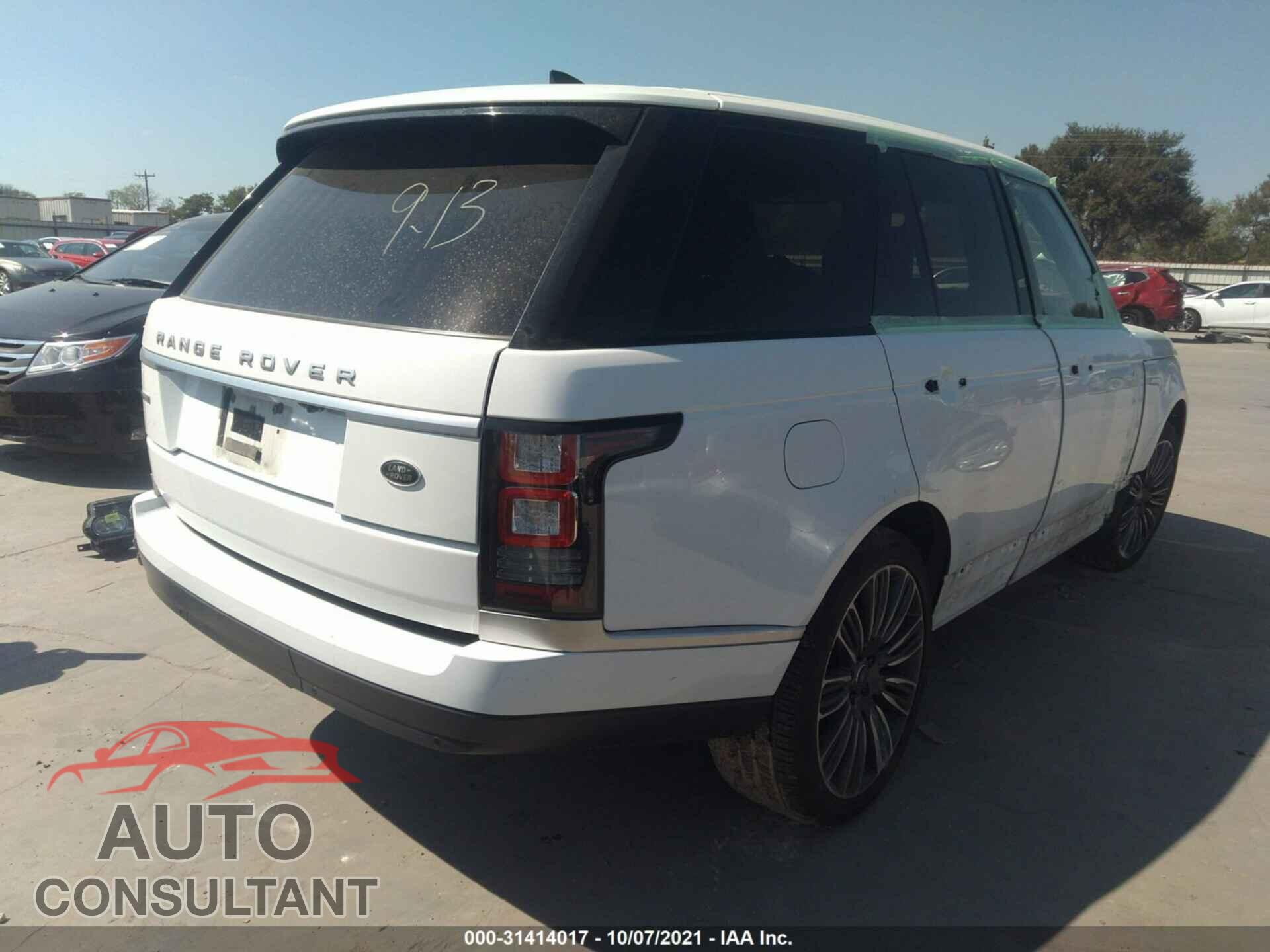 LAND ROVER RANGE ROVER 2017 - SALGS2FE8HA320673