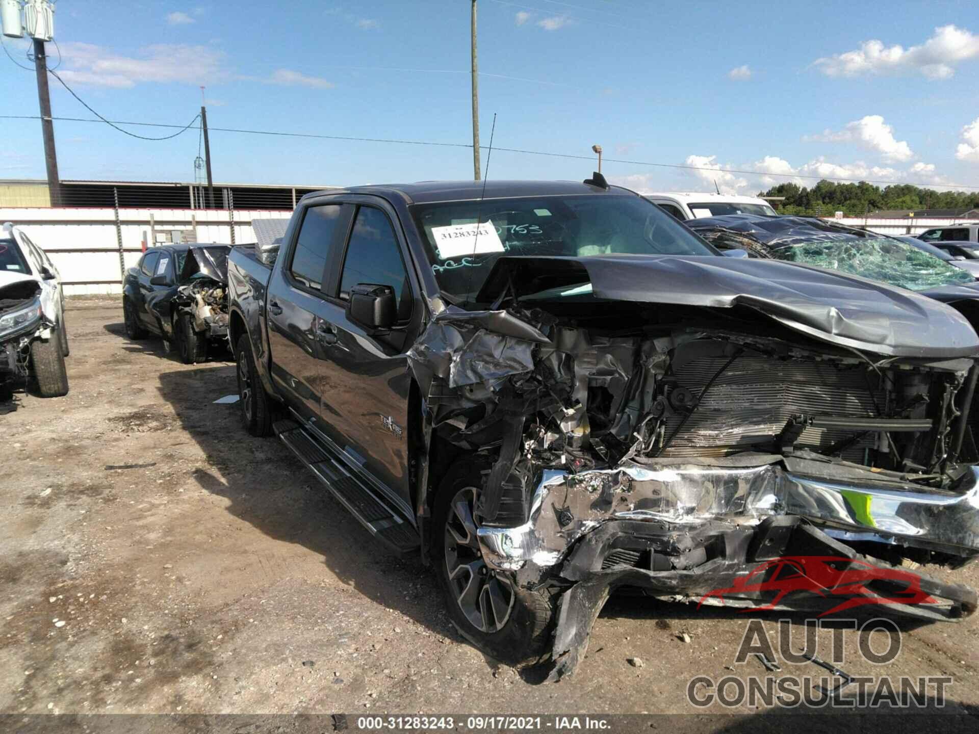 CHEVROLET SILVERADO 1500 2021 - 3GCPWCED8MG238870
