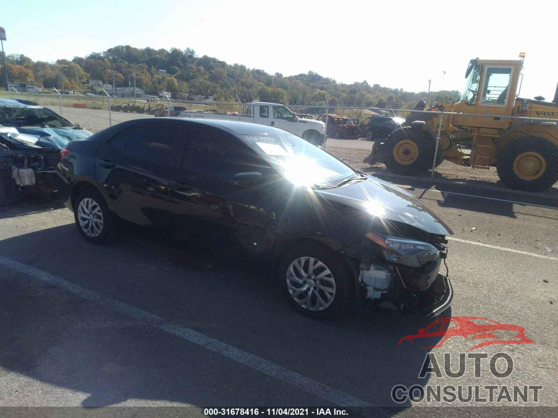 TOYOTA COROLLA 2019 - 2T1BURHEXKC214567