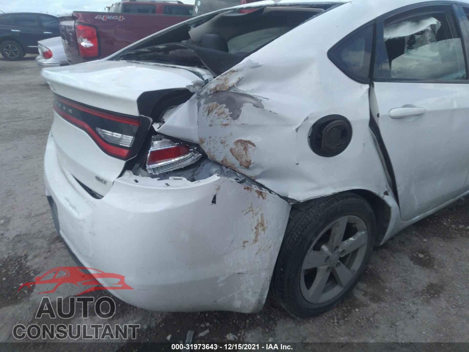 DODGE DART 2016 - 1C3CDFBB7GD728585
