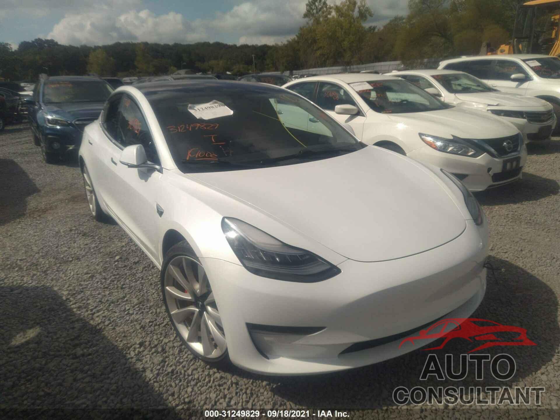 TESLA MODEL 3 2018 - 5YJ3E1EB6JF148462
