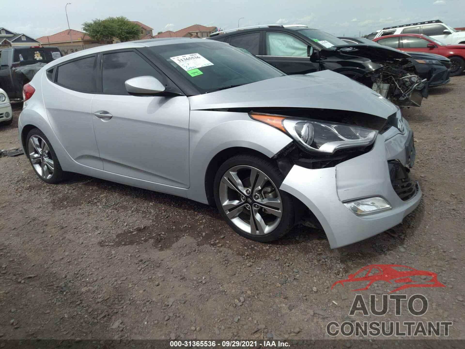 HYUNDAI VELOSTER 2016 - KMHTC6AD2GU283783