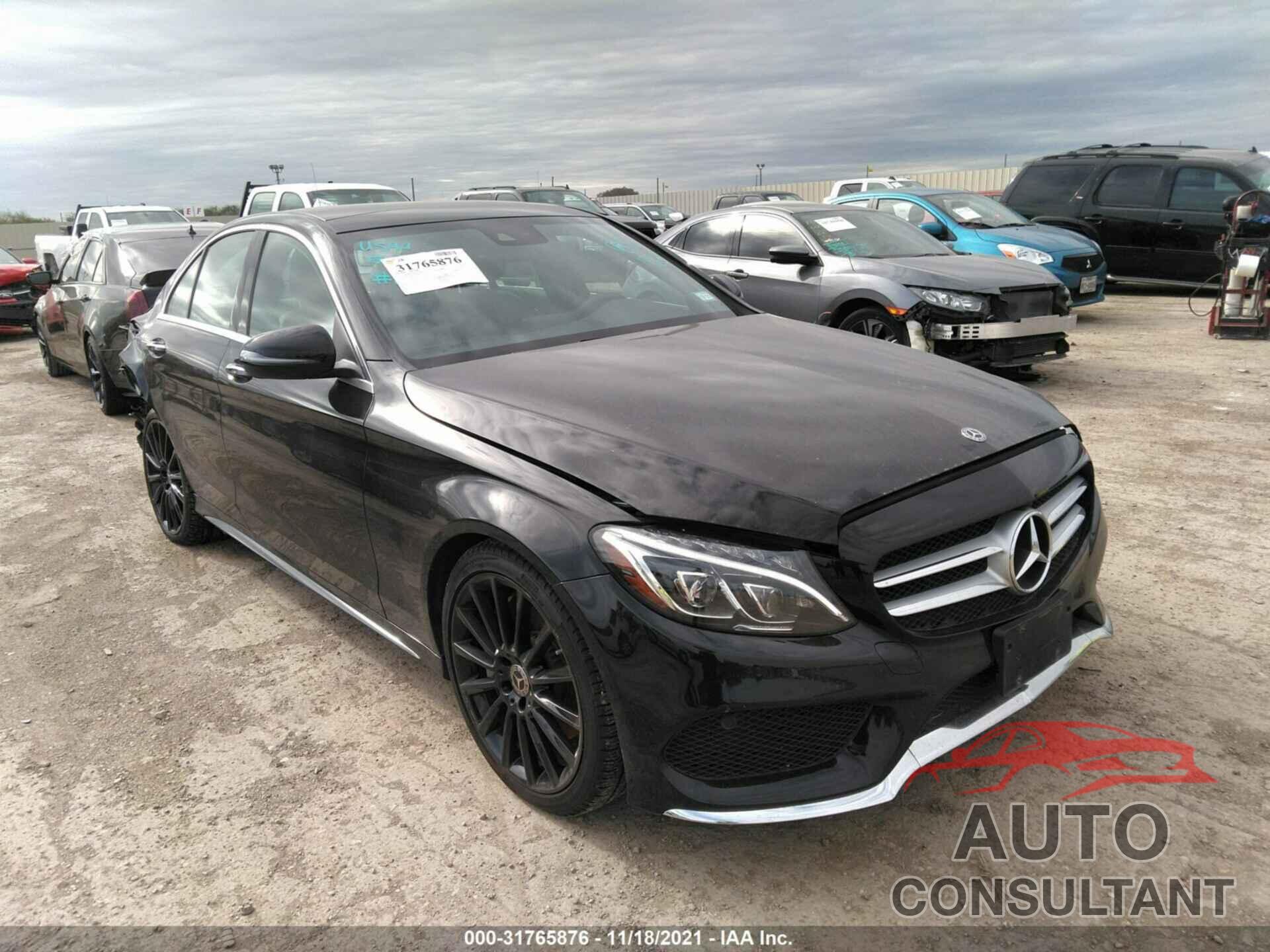 MERCEDES-BENZ C-CLASS 2018 - 55SWF4JB7JU272420