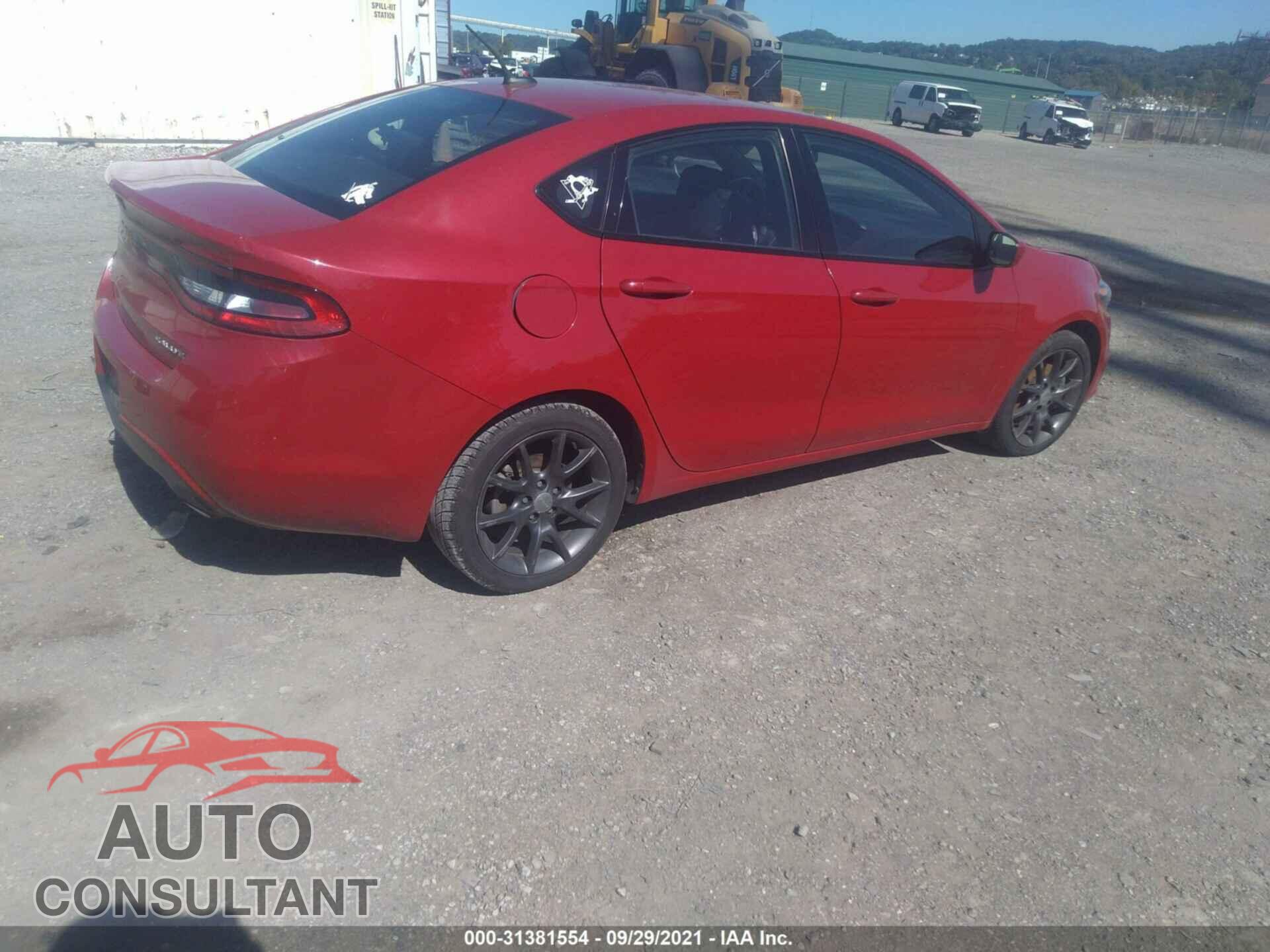 DODGE DART 2016 - 1C3CDFBB1GD515664