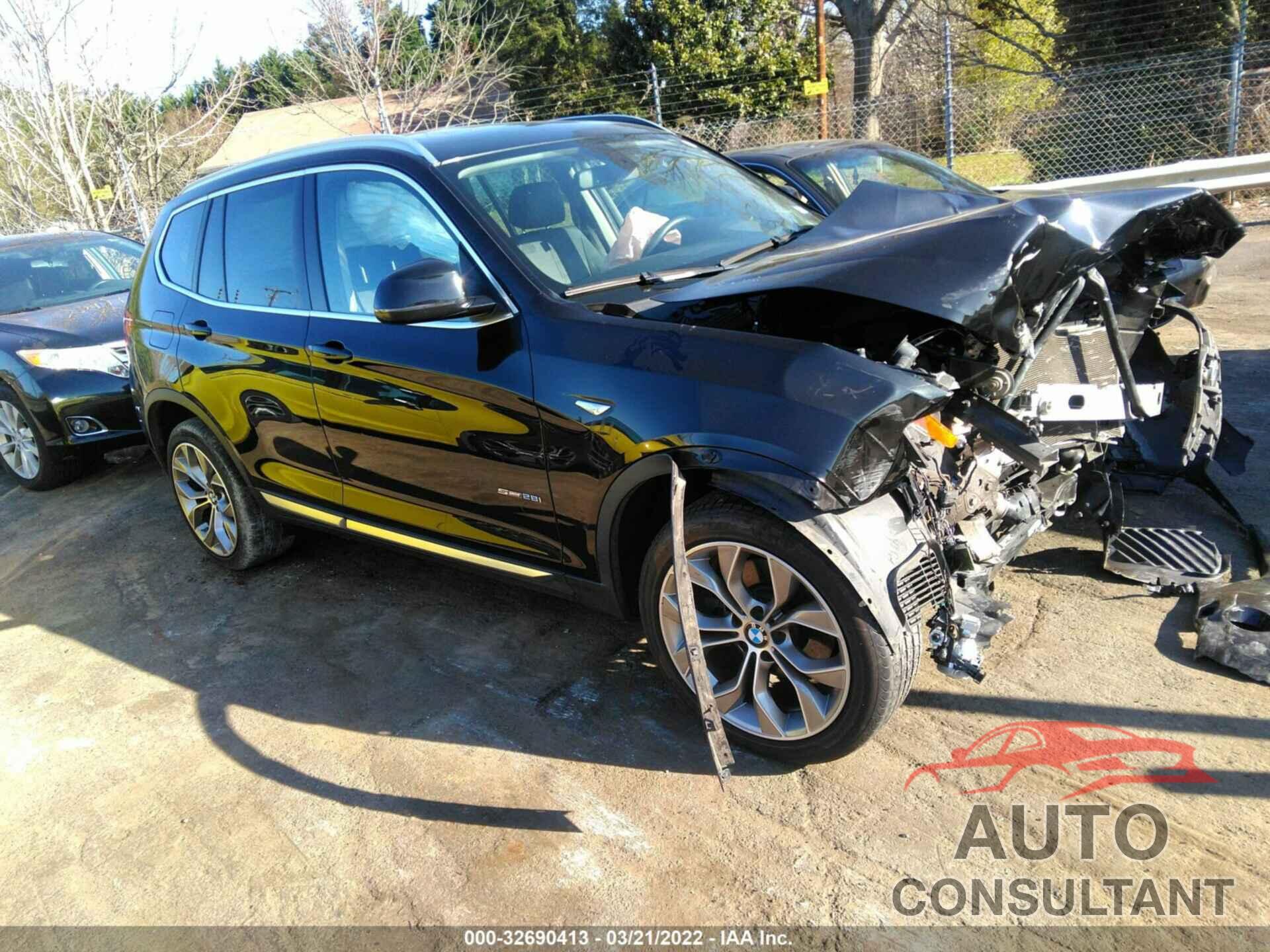 BMW X3 2017 - 5UXWZ7C57H0U47046