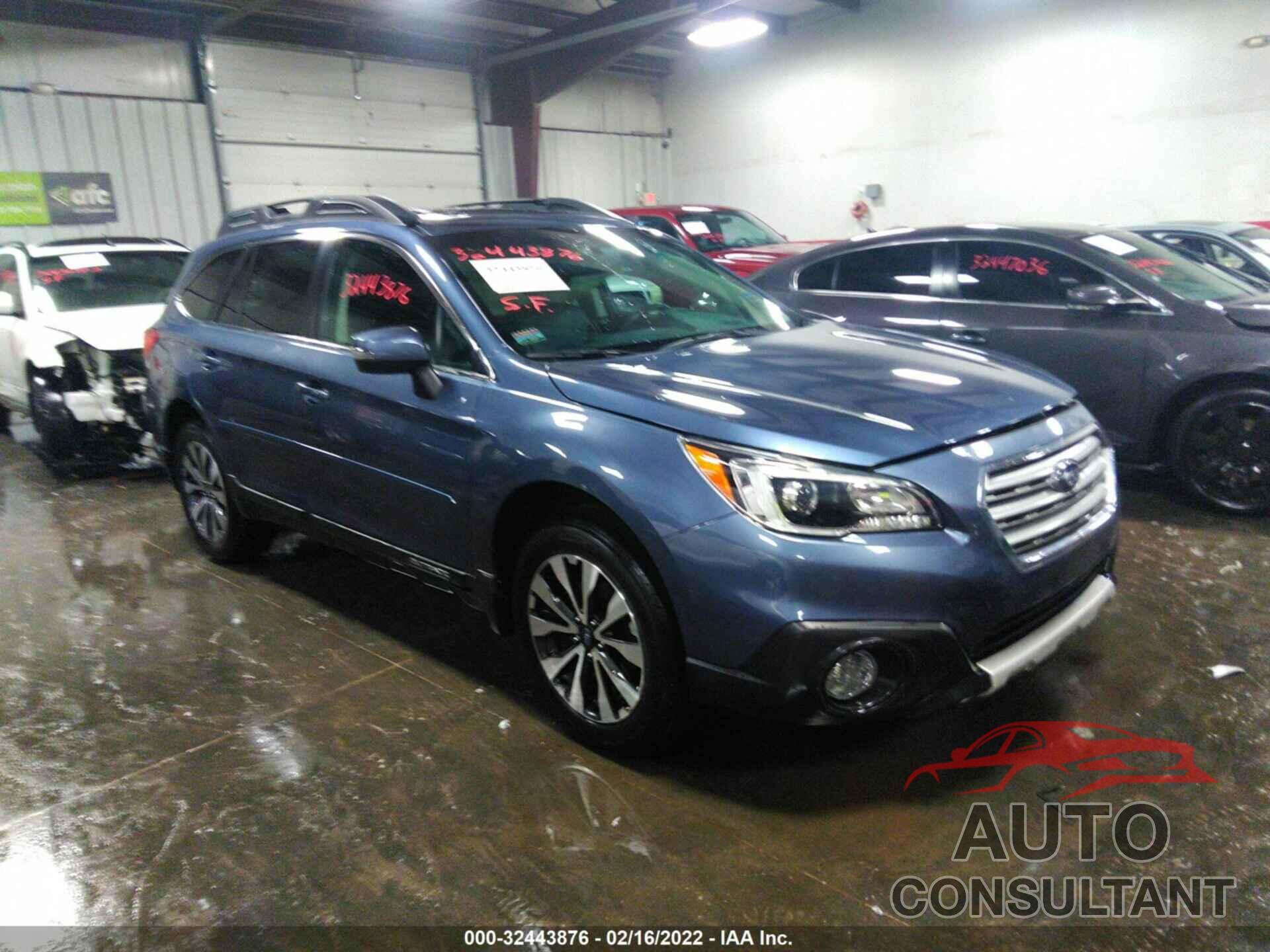 SUBARU OUTBACK 2016 - 4S4BSBNC0G3210250