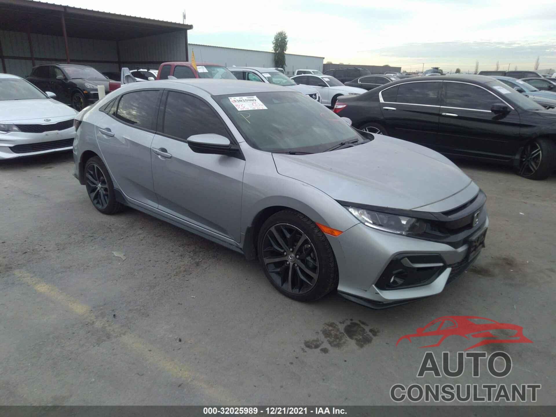 HONDA CIVIC HATCHBACK 2021 - SHHFK7H45MU421626