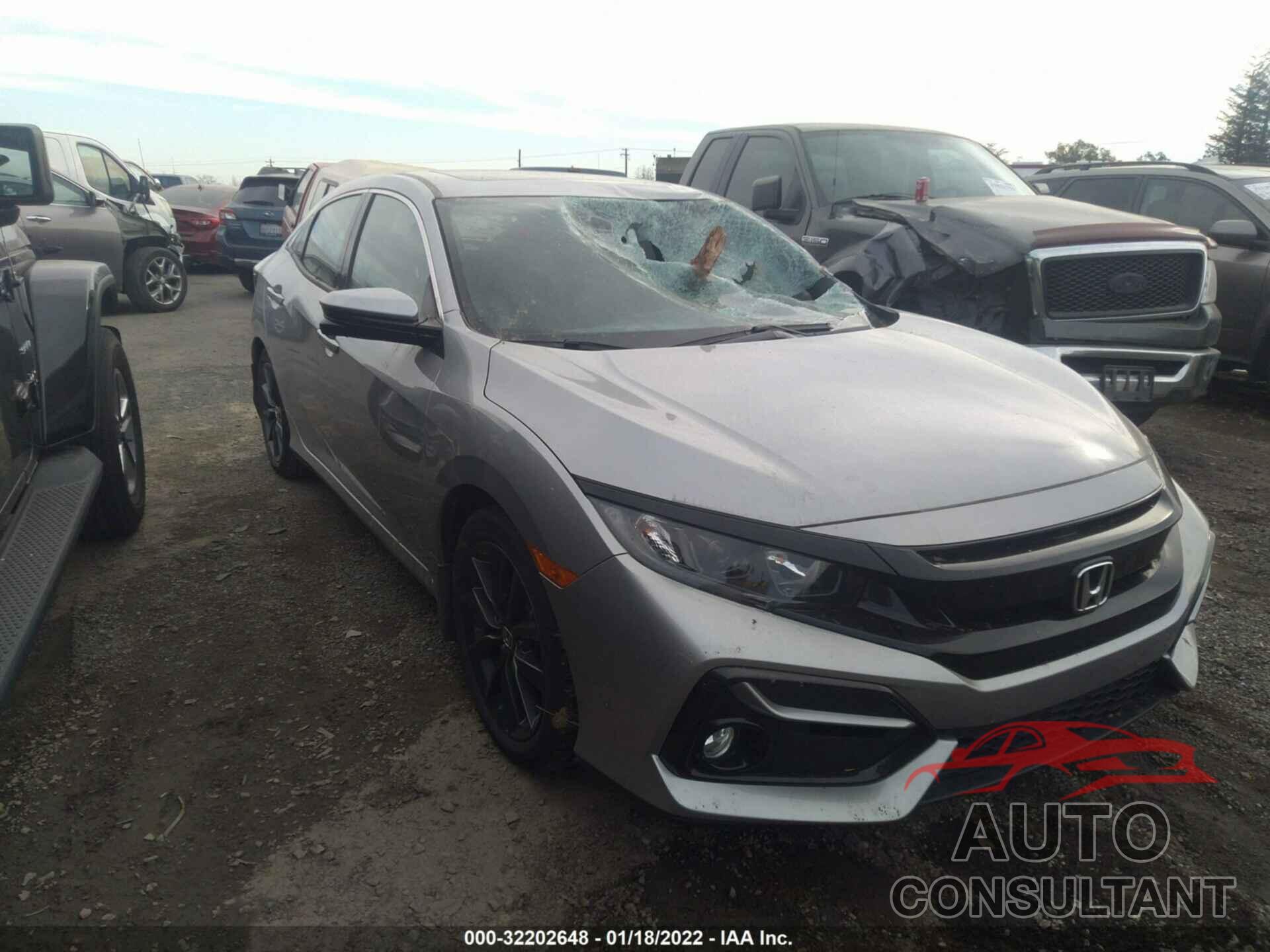 HONDA CIVIC HATCHBACK 2020 - SHHFK7H87LU215239