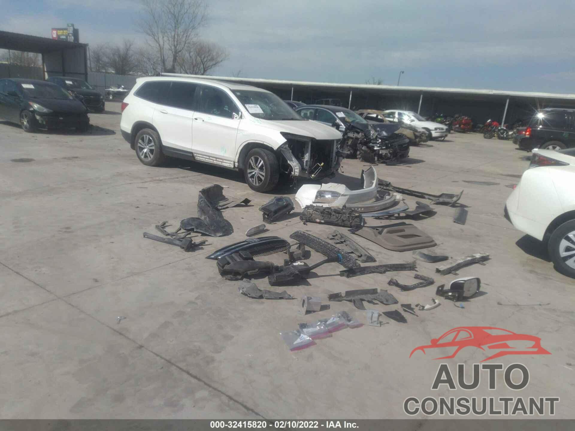 HONDA PILOT 2016 - 5FNYF5H66GB030753