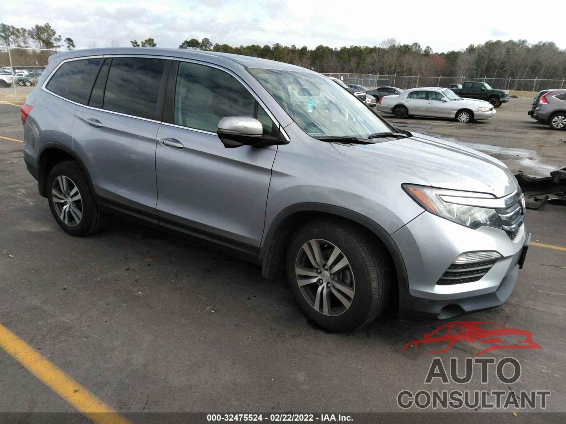 HONDA PILOT 2017 - 5FNYF5H38HB043009