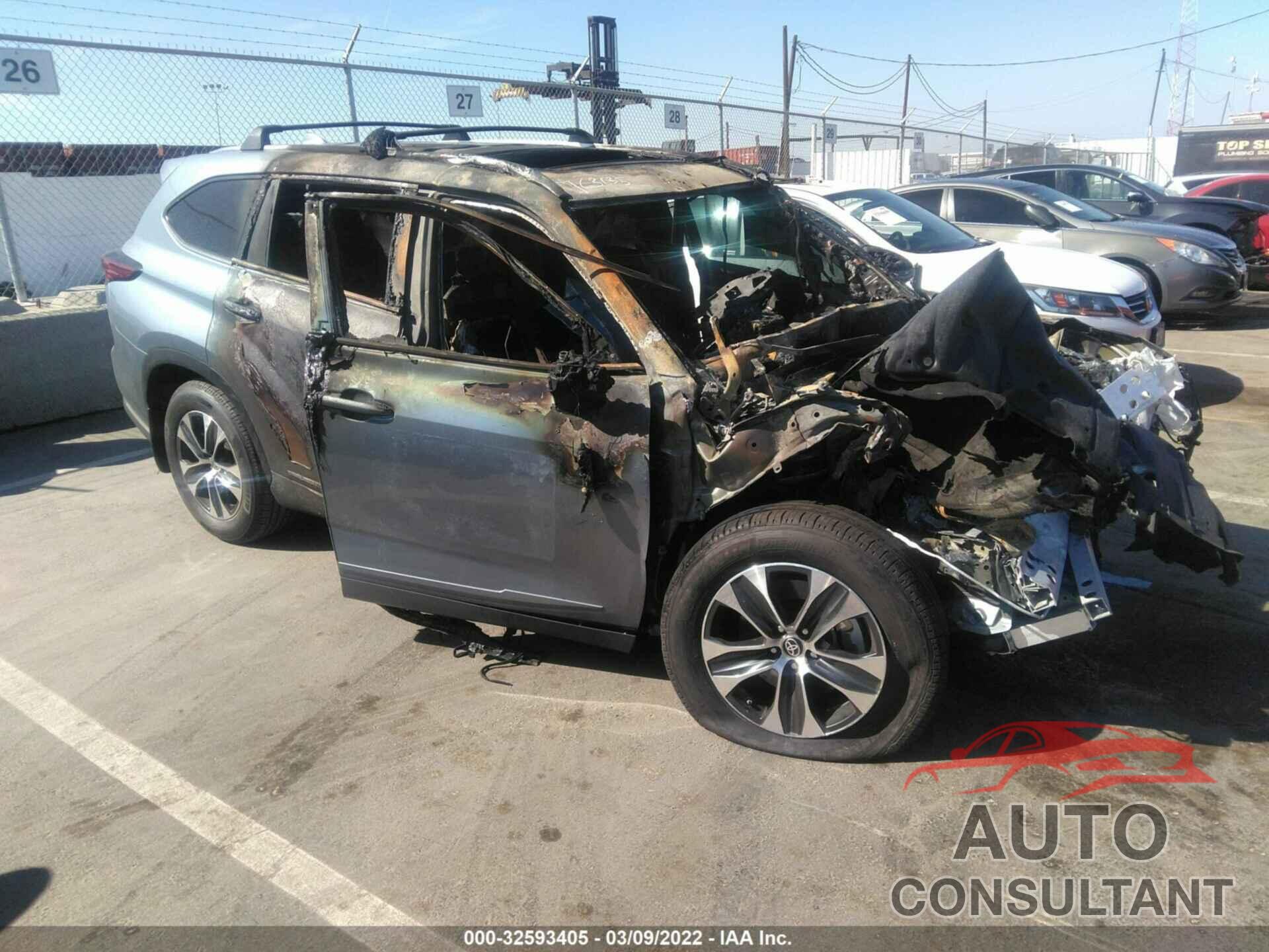 TOYOTA HIGHLANDER 2021 - 5TDHZRAH2MS056784