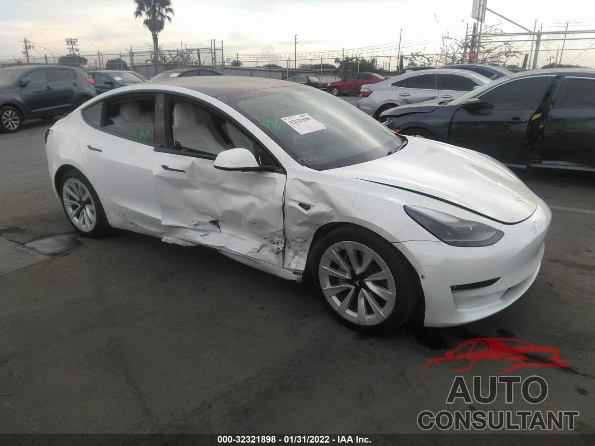 TESLA MODEL 3 2021 - 5YJ3E1EB7MF868910