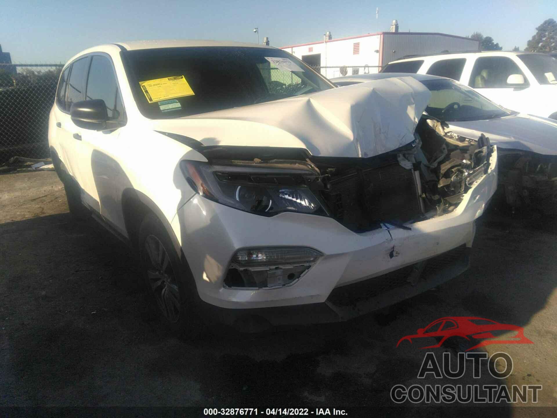 HONDA PILOT 2018 - 5FNYF5H12JB011354