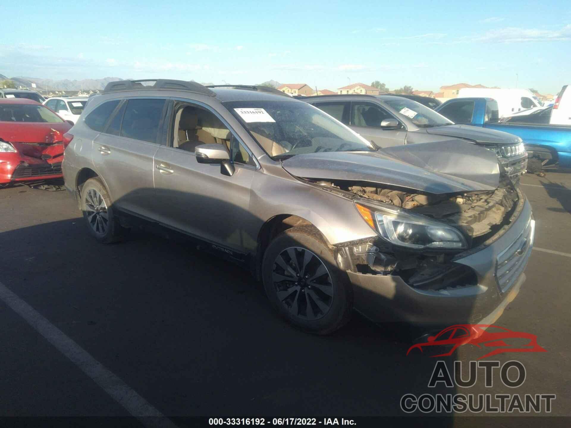 SUBARU OUTBACK 2016 - 4S4BSAJC2G3304713