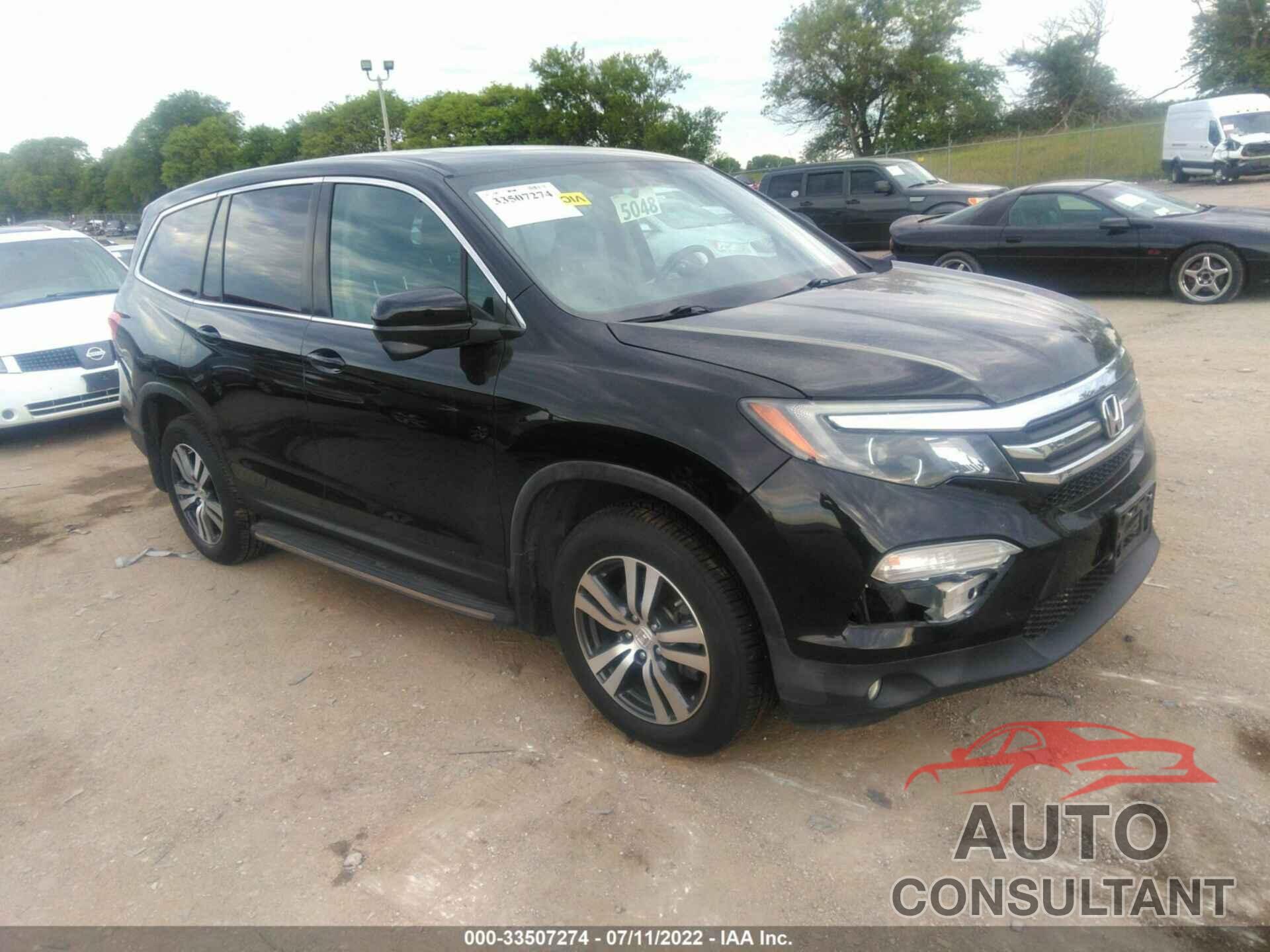 HONDA PILOT 2016 - 5FNYF6H53GB119628