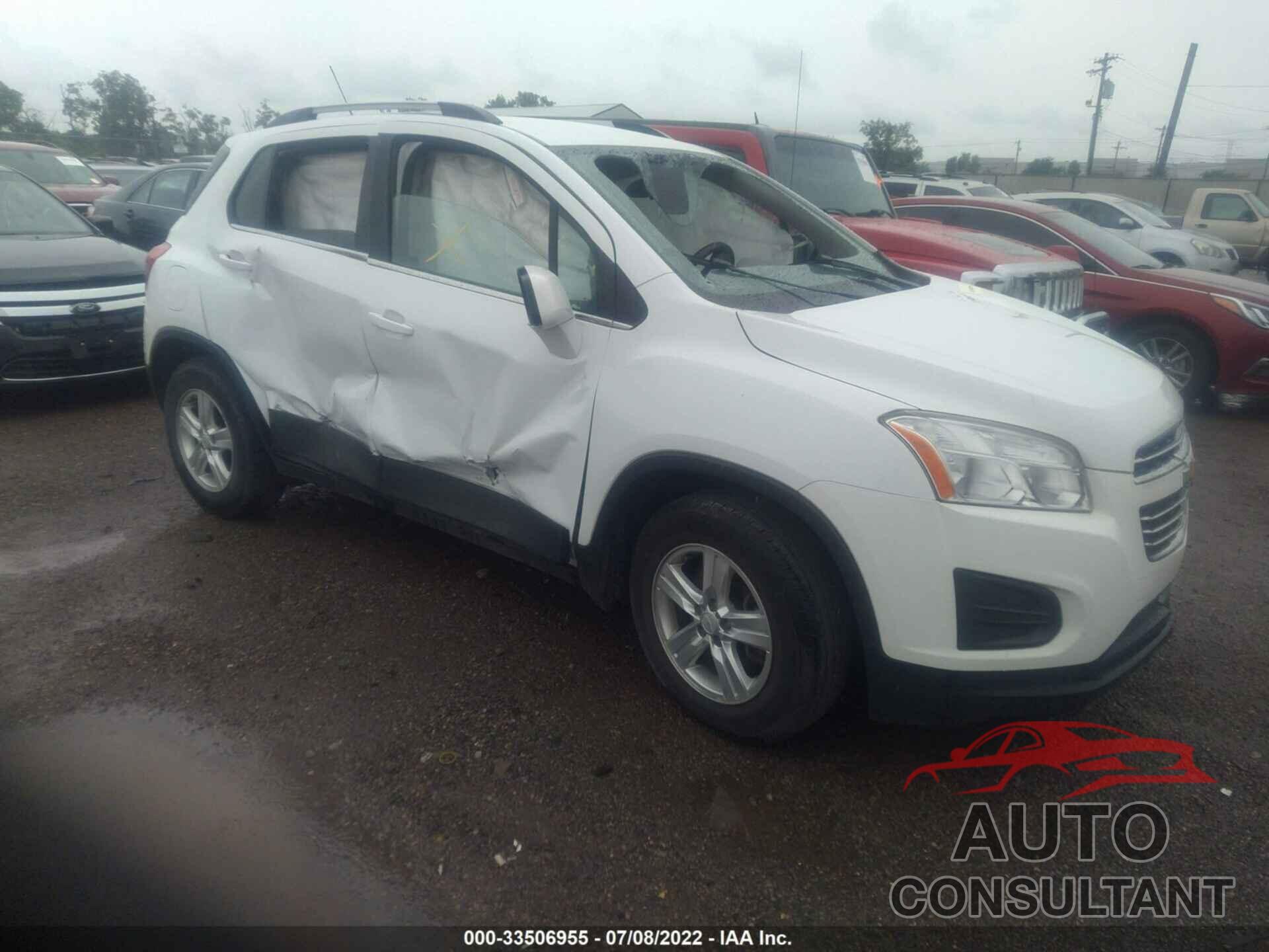 CHEVROLET TRAX 2016 - KL7CJLSB3GB654075