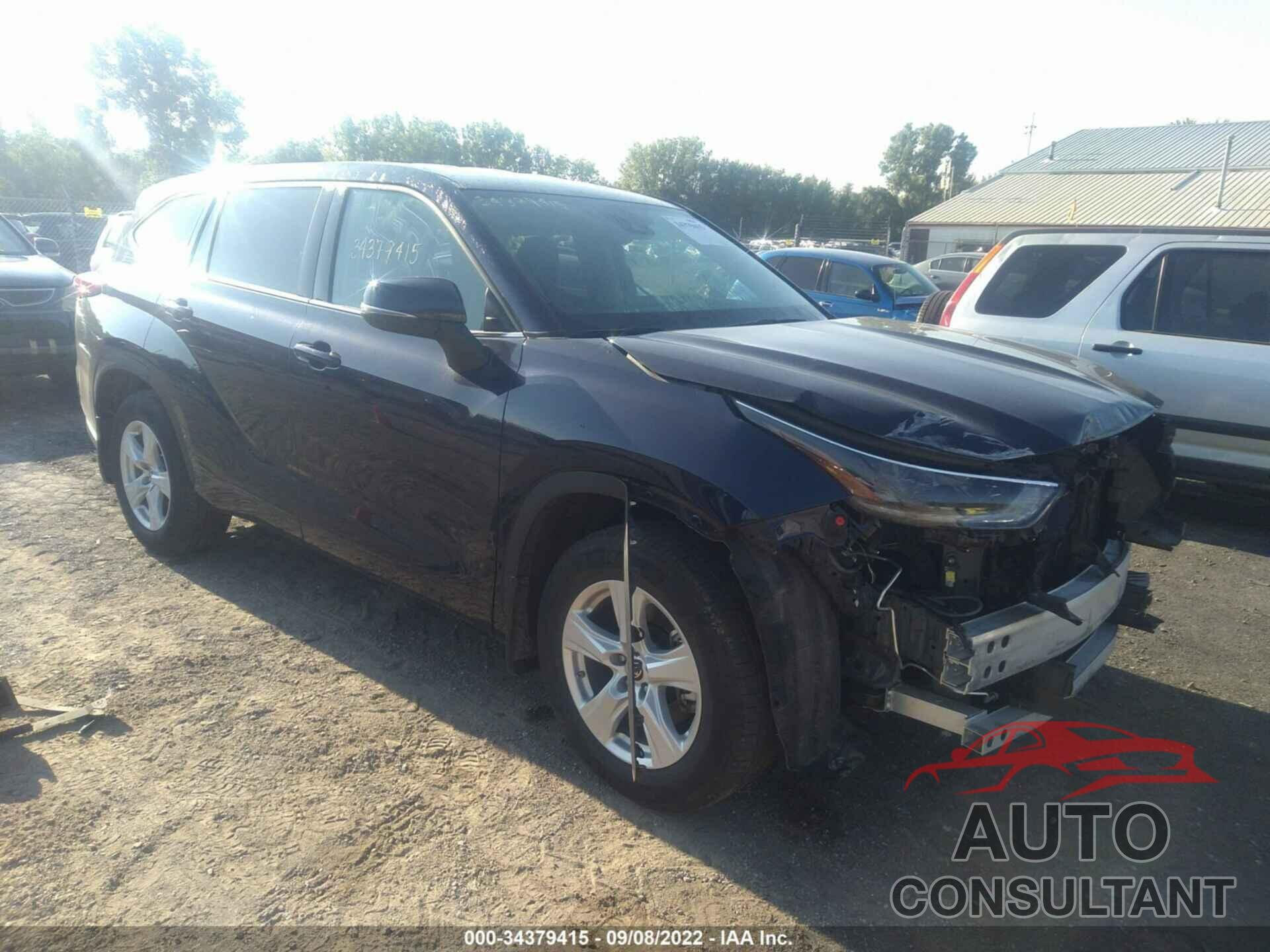 TOYOTA HIGHLANDER 2021 - 5TDCZRBH2MS530368