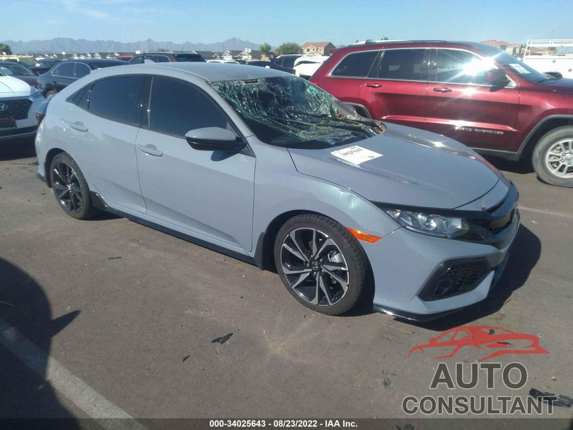 HONDA CIVIC HATCHBACK 2019 - SHHFK7H45KU207068