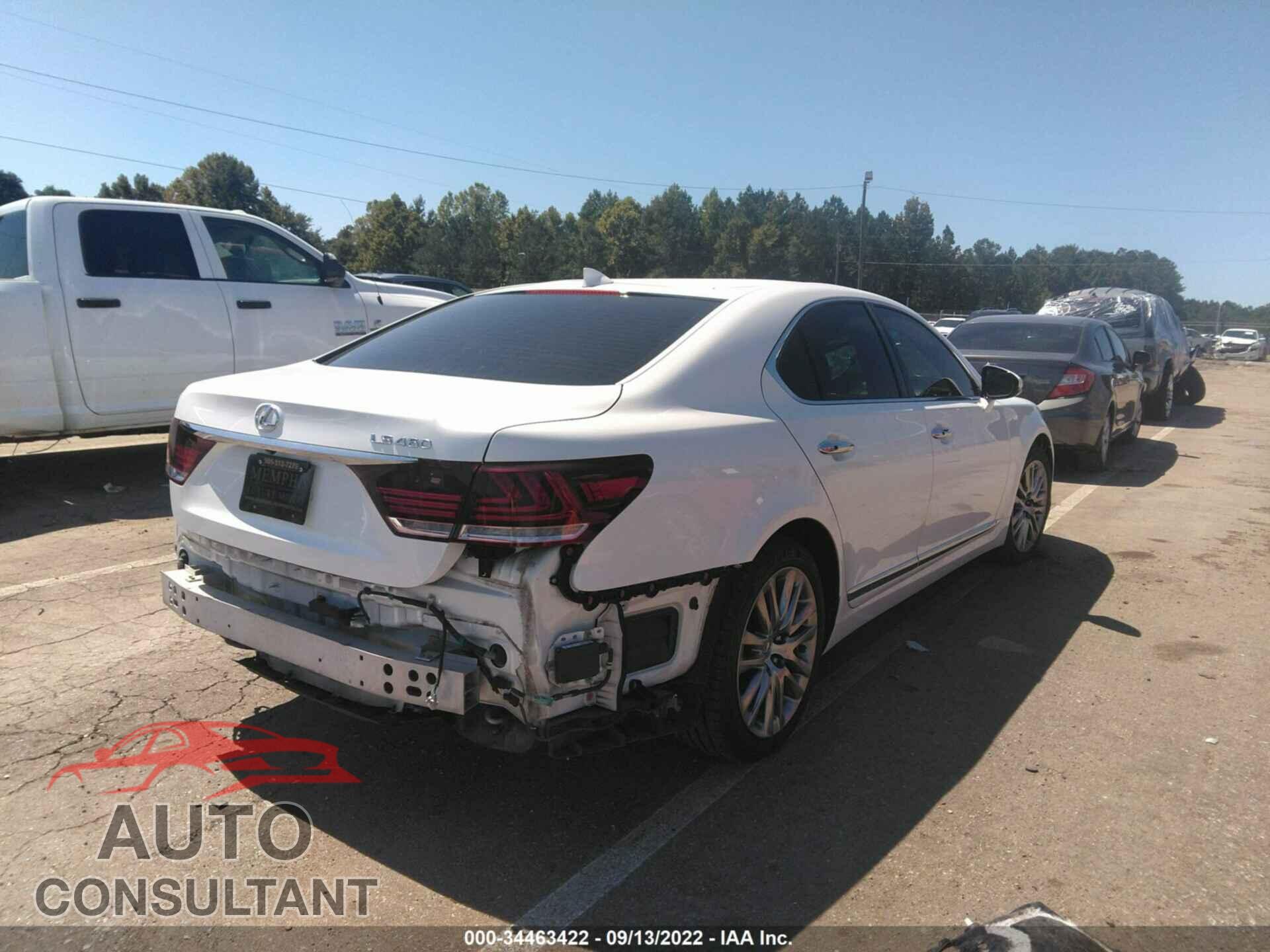 LEXUS LS 460 2015 - JTHBL5EF9F5135238