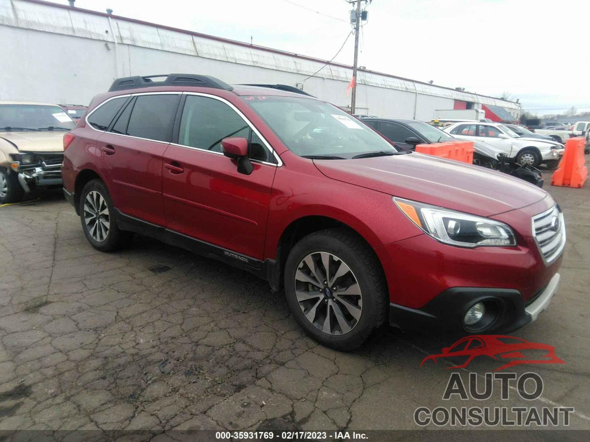 SUBARU OUTBACK 2017 - 4S4BSANC9H3210405