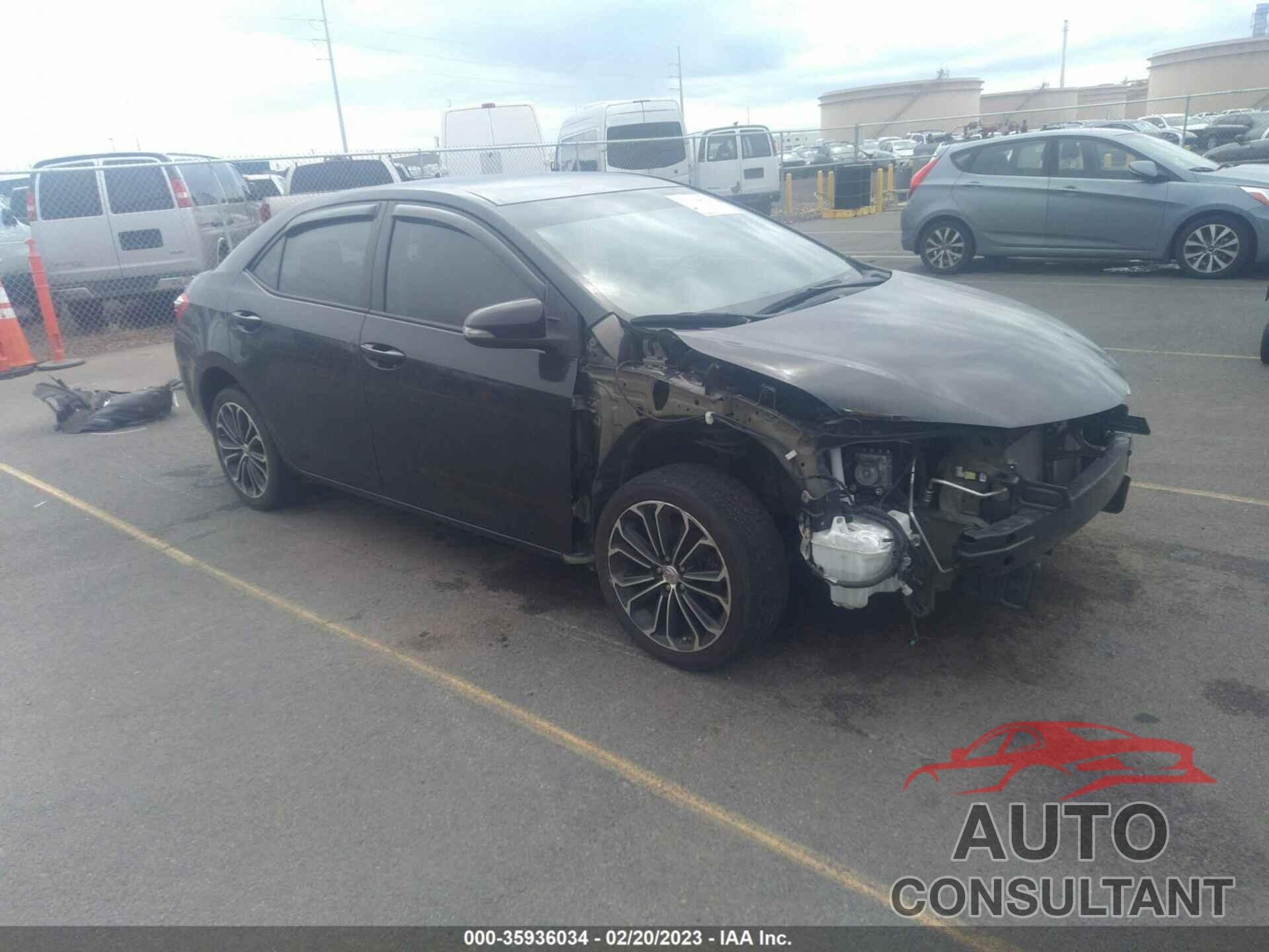 TOYOTA COROLLA 2016 - 5YFBURHE6GP412537
