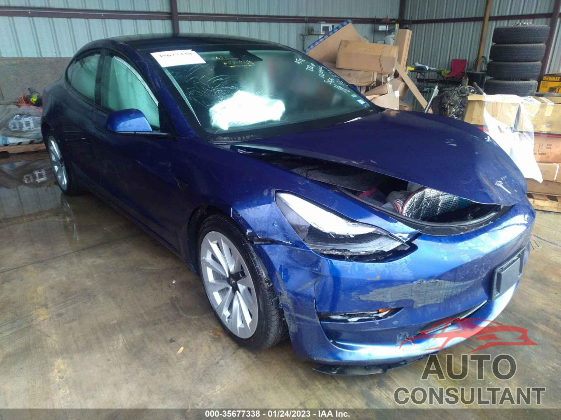 TESLA MODEL 3 2022 - 5YJ3E1EB5NF265925