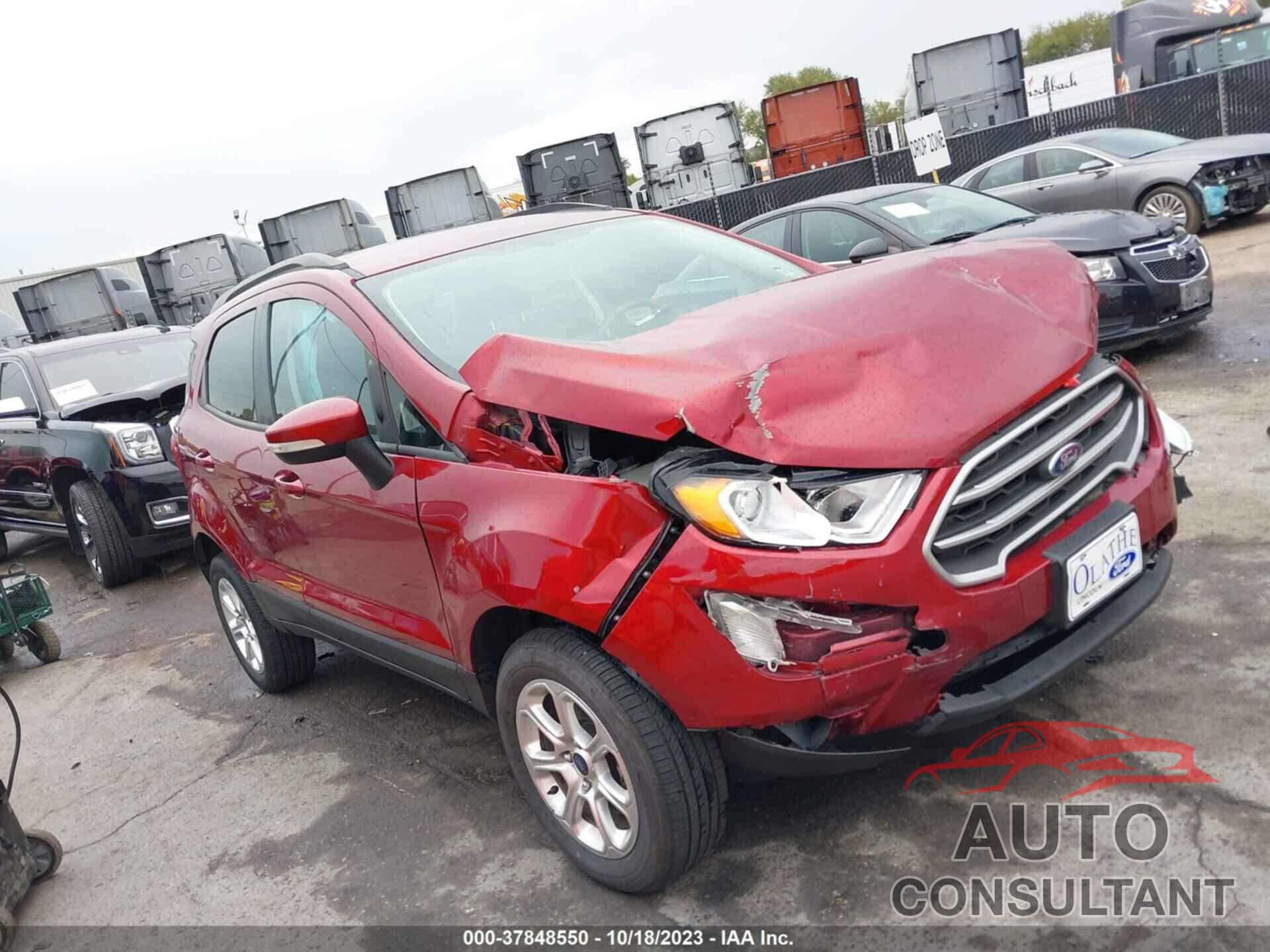 FORD ECOSPORT 2020 - MAJ6S3GL9LC384455