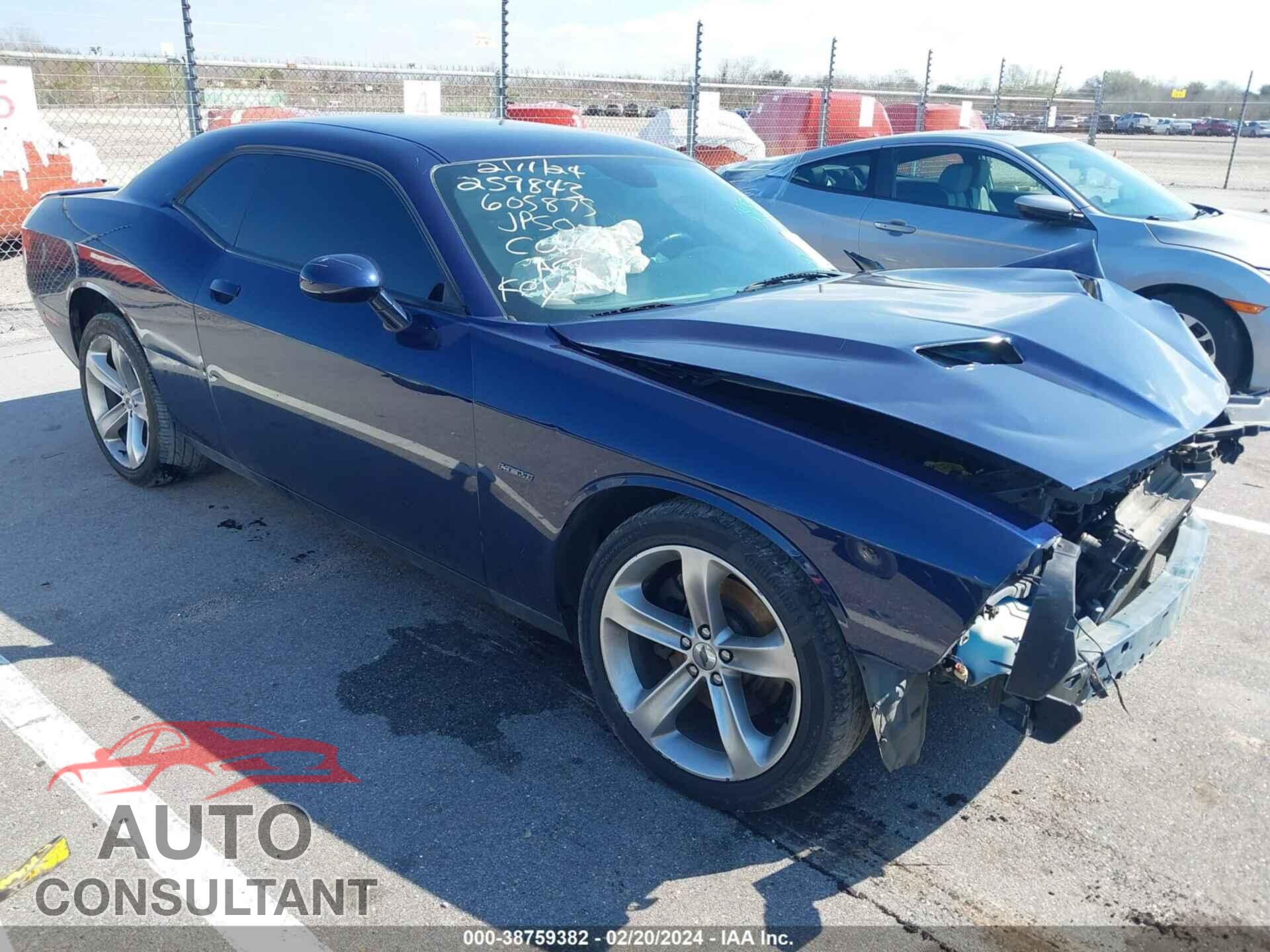 DODGE CHALLENGER 2017 - 2C3CDZBT2HH605873