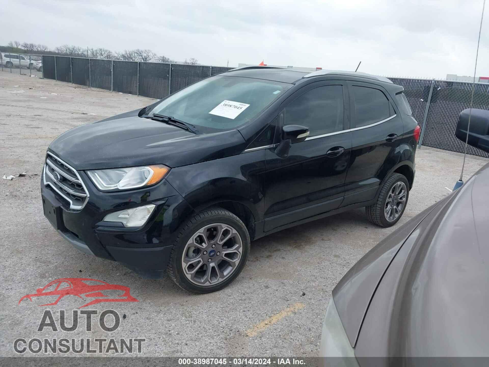 FORD ECOSPORT 2019 - MAJ6S3KL8KC296146