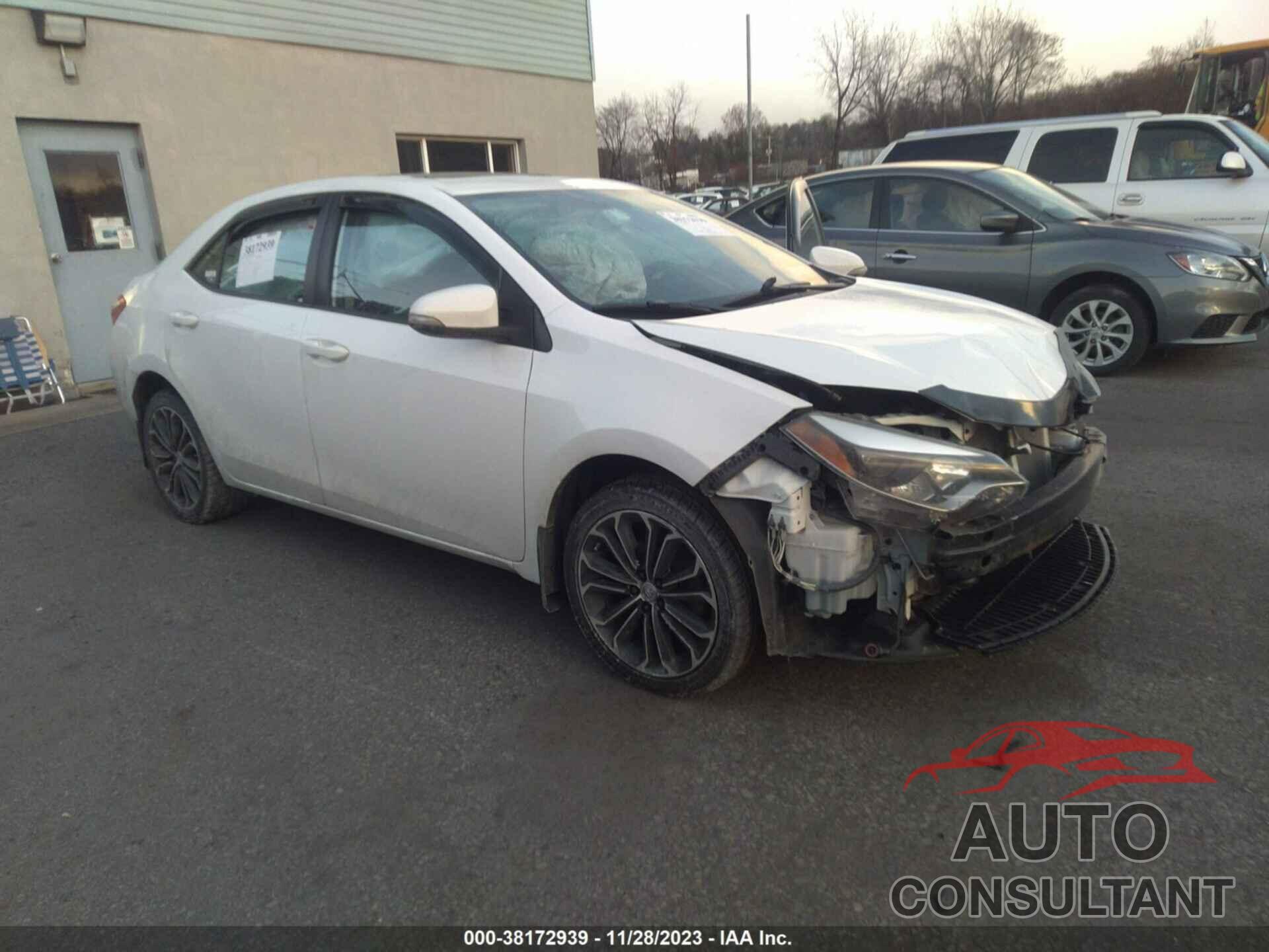 TOYOTA COROLLA 2016 - 2T1BURHE1GC734437