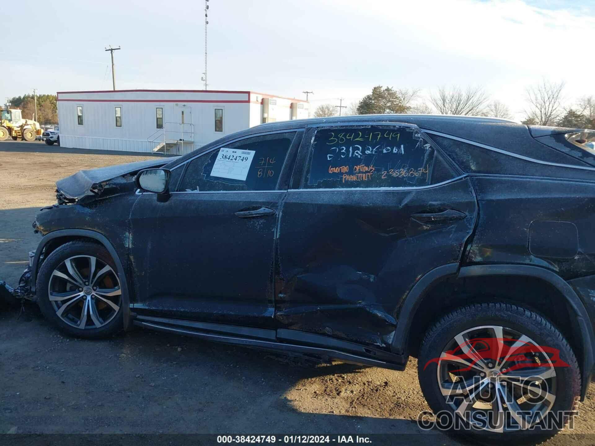 LEXUS RX 2017 - 2T2ZZMCAXHC059563