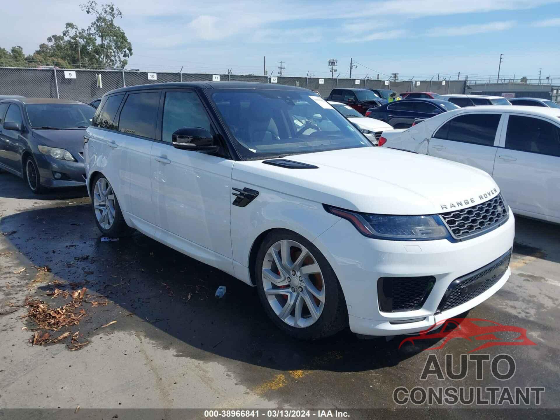 LAND ROVER RANGE ROVER SPORT 2018 - SALWR2RE7JA185940