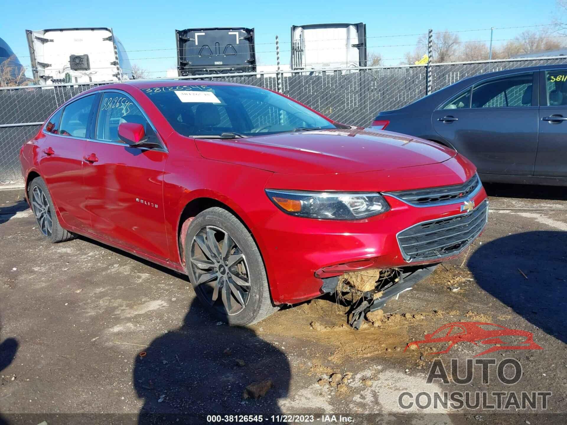 CHEVROLET MALIBU 2016 - 1G1ZE5ST9GF174985