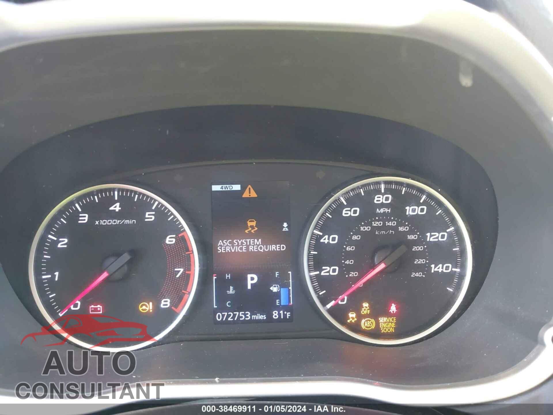 MITSUBISHI ECLIPSE CROSS 2019 - JA4AT3AA8KZ024530
