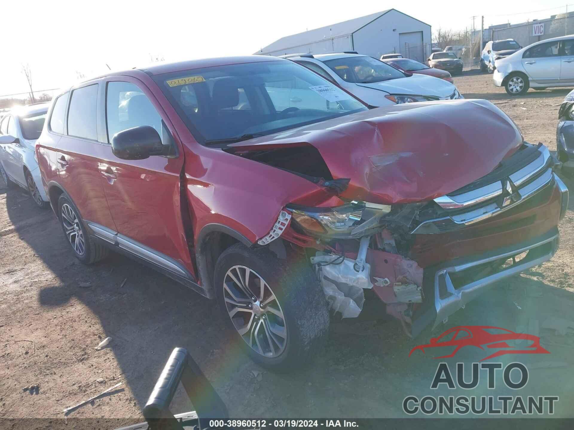 MITSUBISHI OUTLANDER 2016 - JA4AD2A38GZ019067