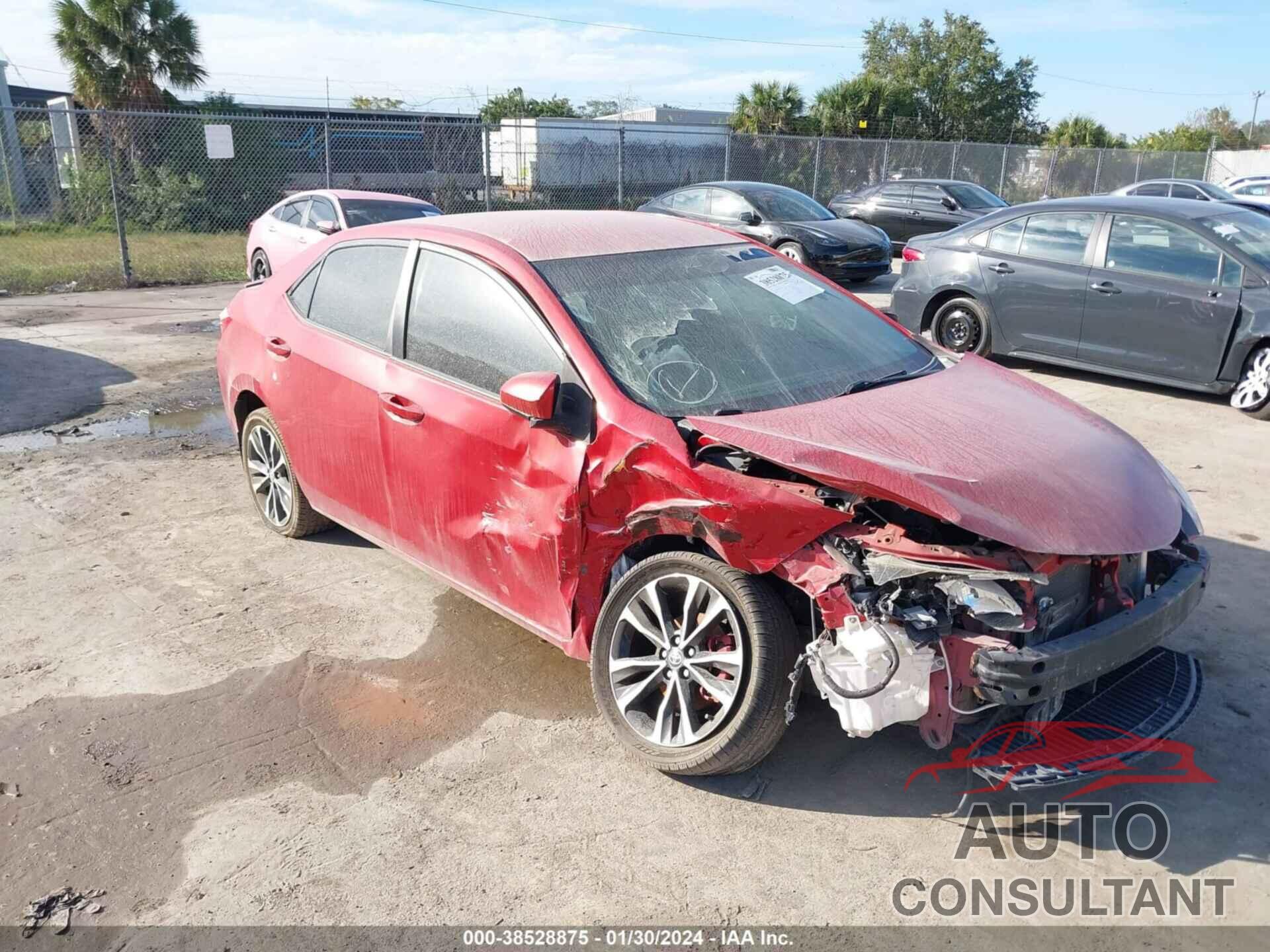 TOYOTA COROLLA 2016 - 5YFBURHE6GP459003