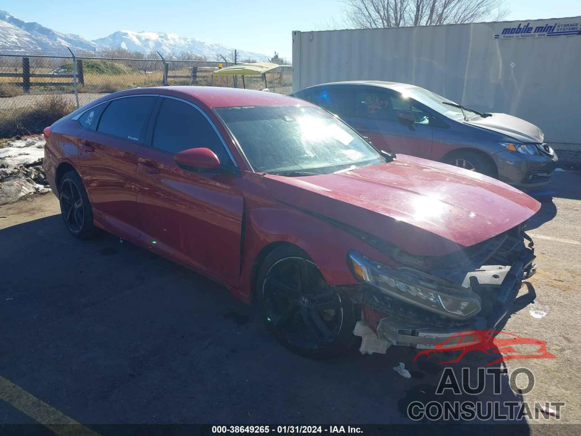 HONDA ACCORD 2018 - 1HGCV1F39JA247309