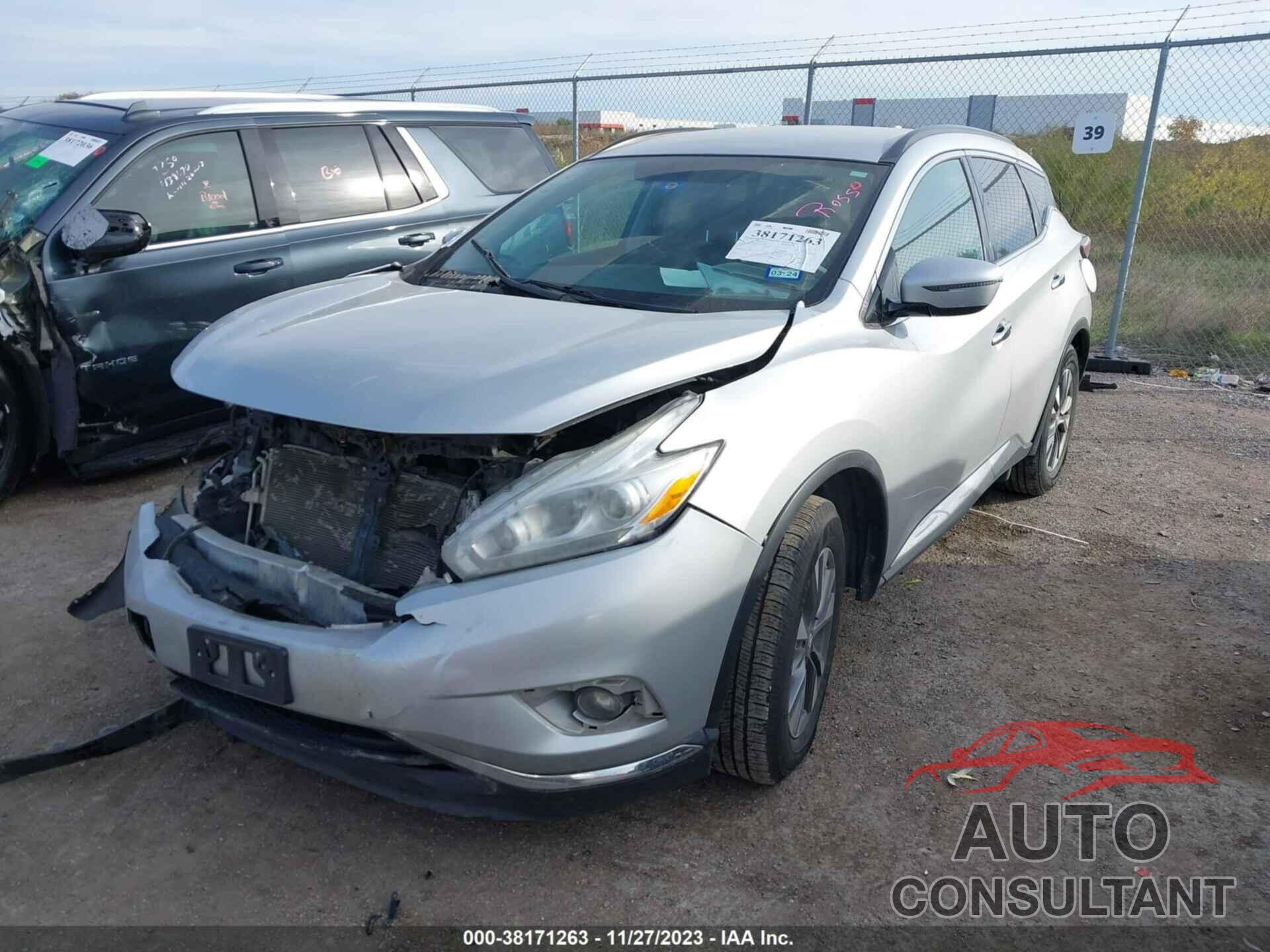 NISSAN MURANO 2017 - 5N1AZ2MH0HN104780