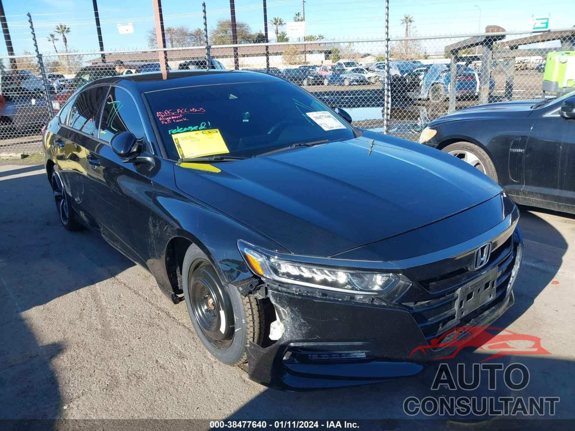 HONDA ACCORD 2020 - 1HGCV1F34LA086063