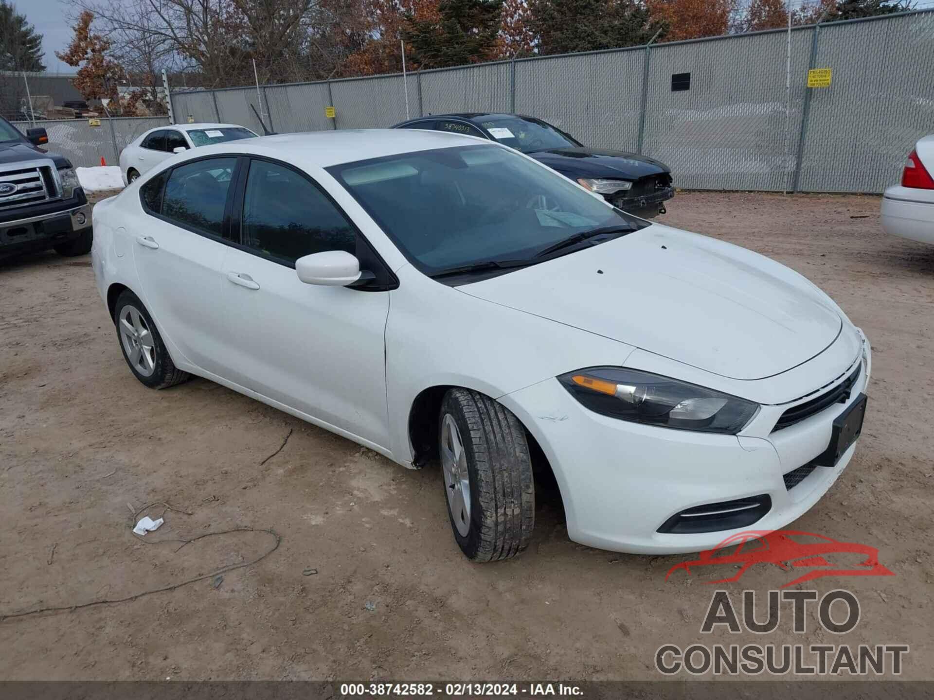 DODGE DART 2016 - 1C3CDFBBXGD531068