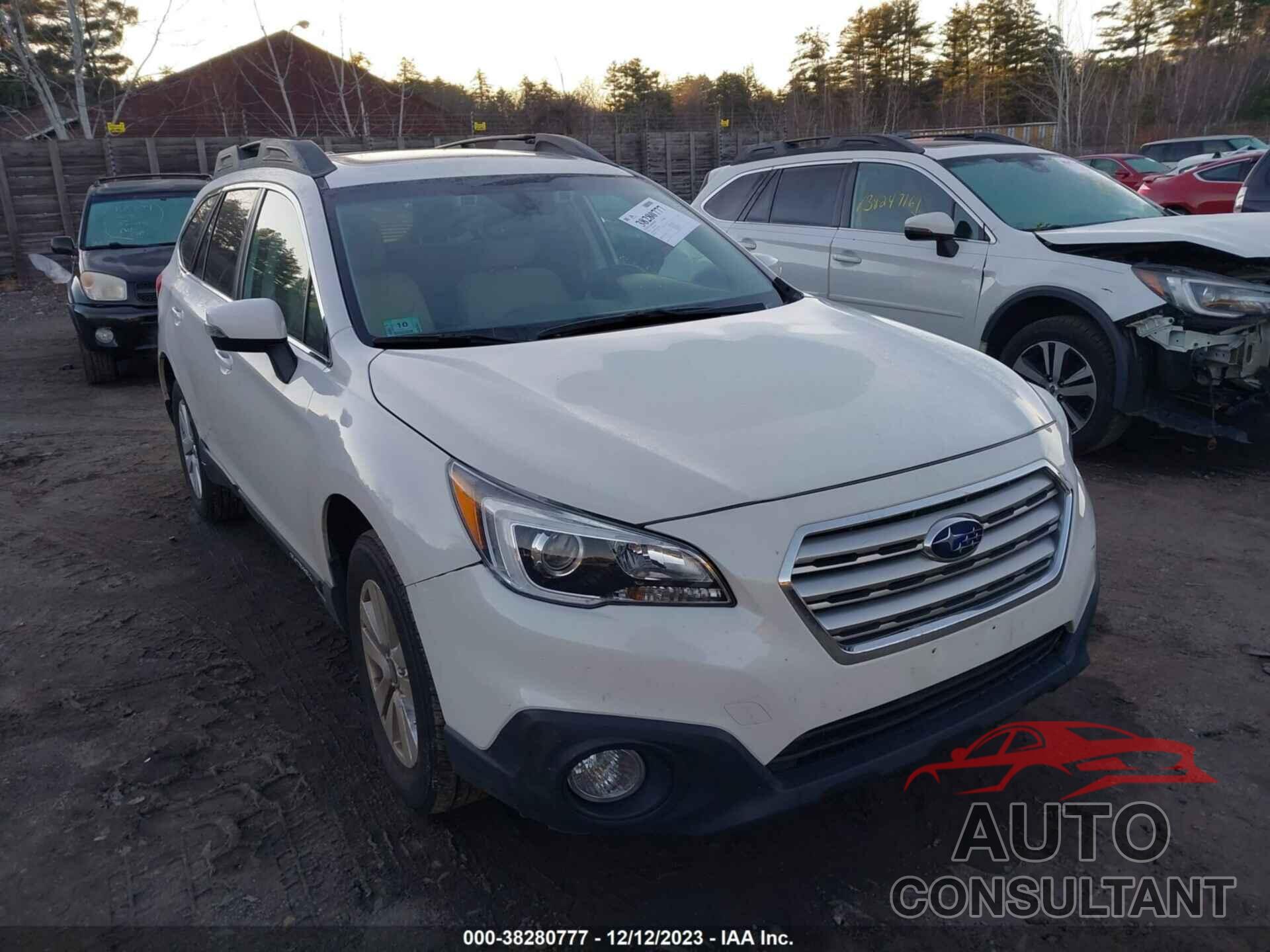 SUBARU OUTBACK 2017 - 4S4BSAHCXH3221988