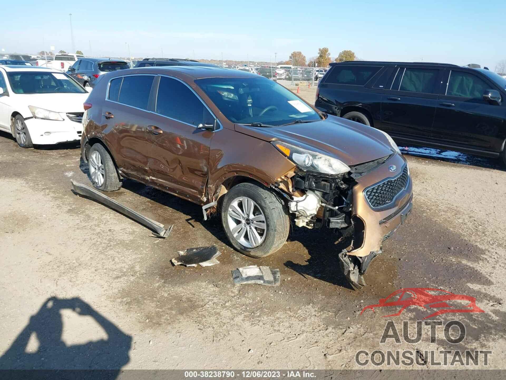 KIA SPORTAGE 2017 - KNDPM3AC7H7129210