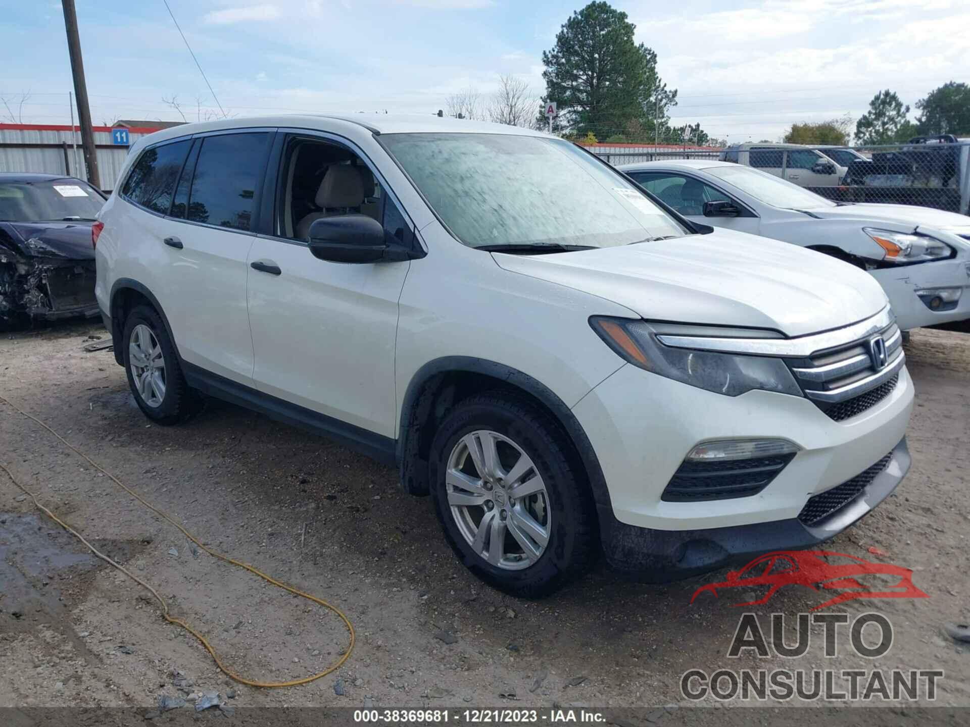 HONDA PILOT 2016 - 5FNYF5H1XGB040903