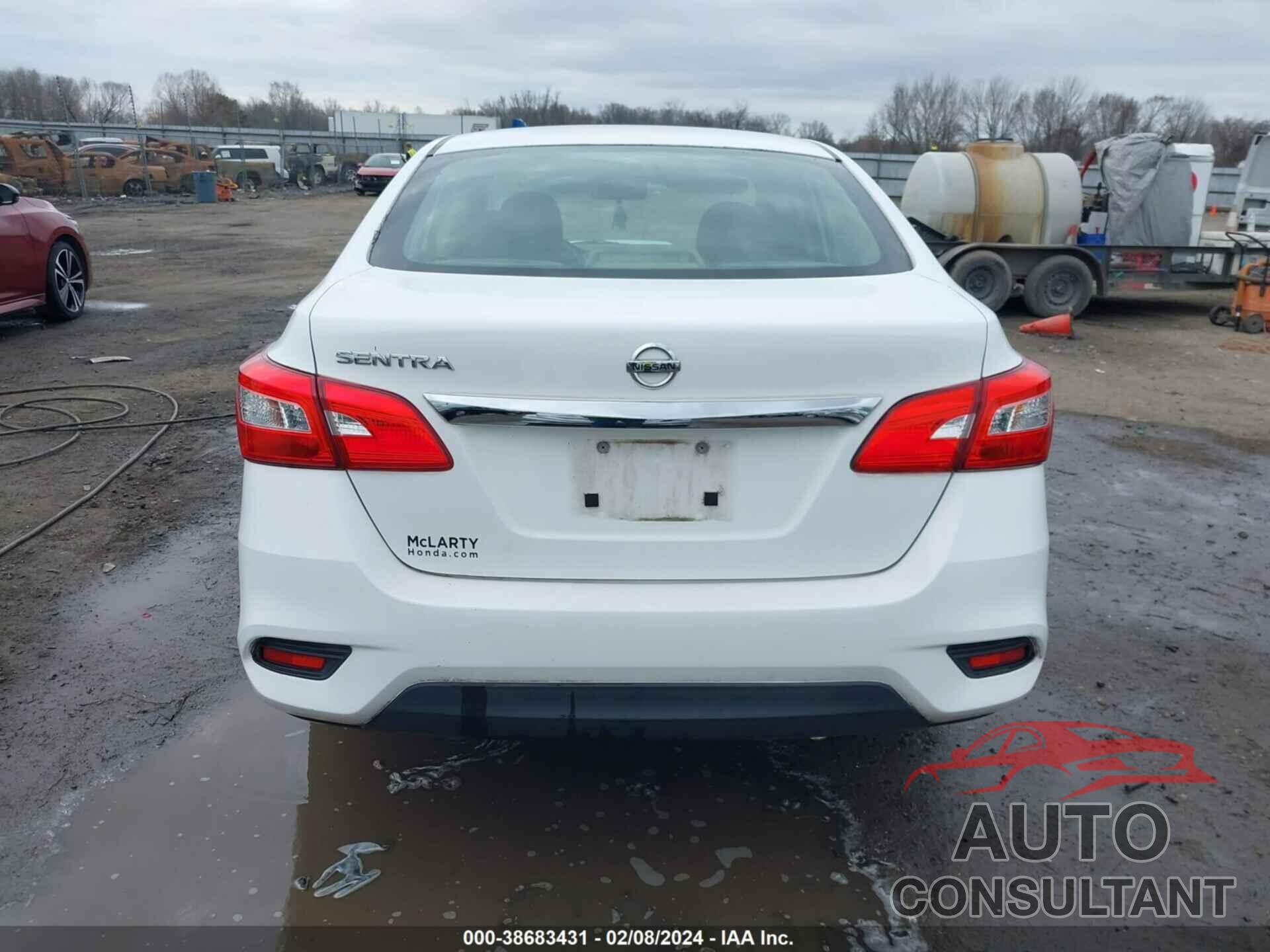 NISSAN SENTRA 2016 - 3N1AB7AP7GY244606