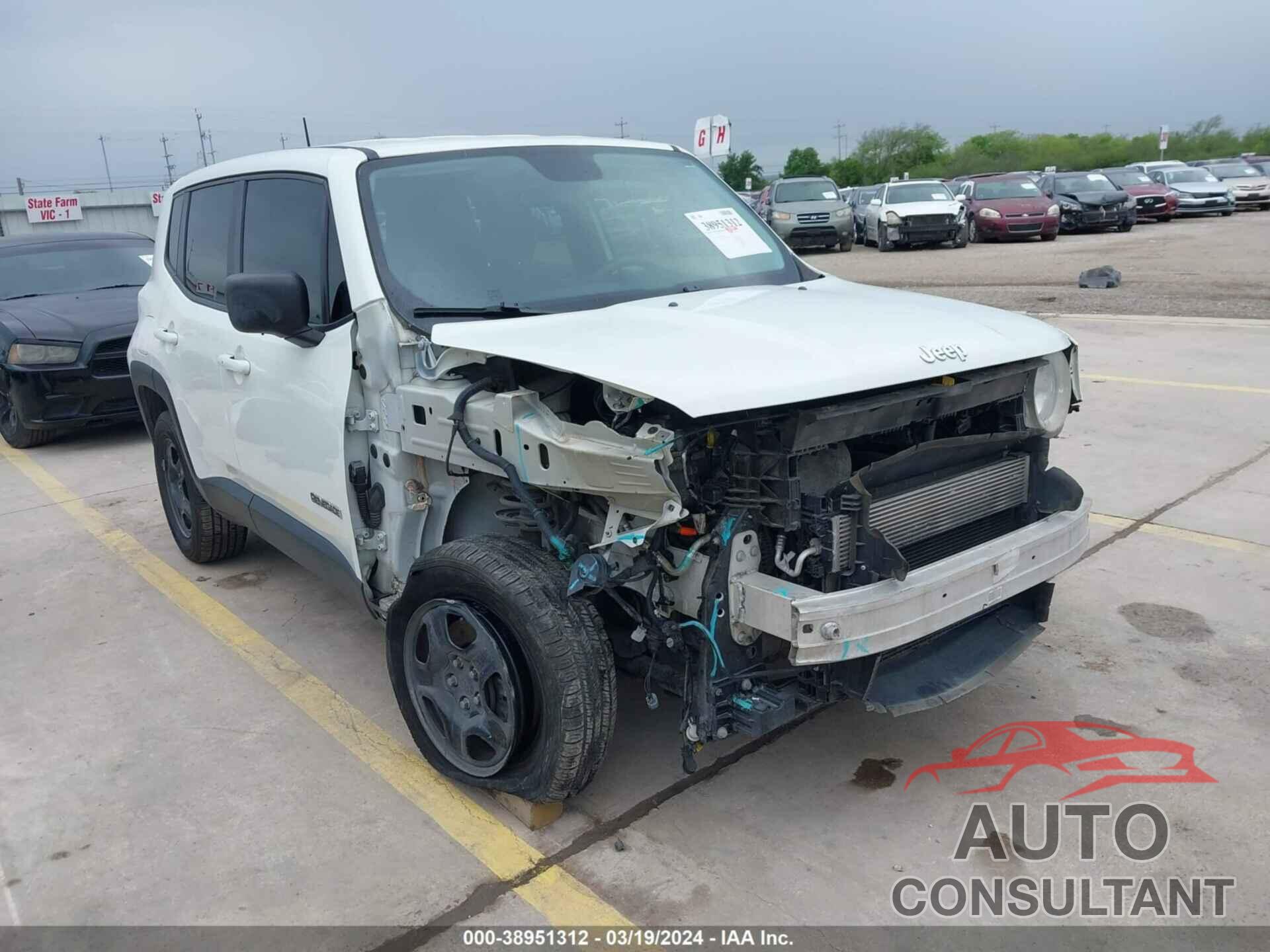 JEEP RENEGADE 2016 - ZACCJBAT6GPE00650